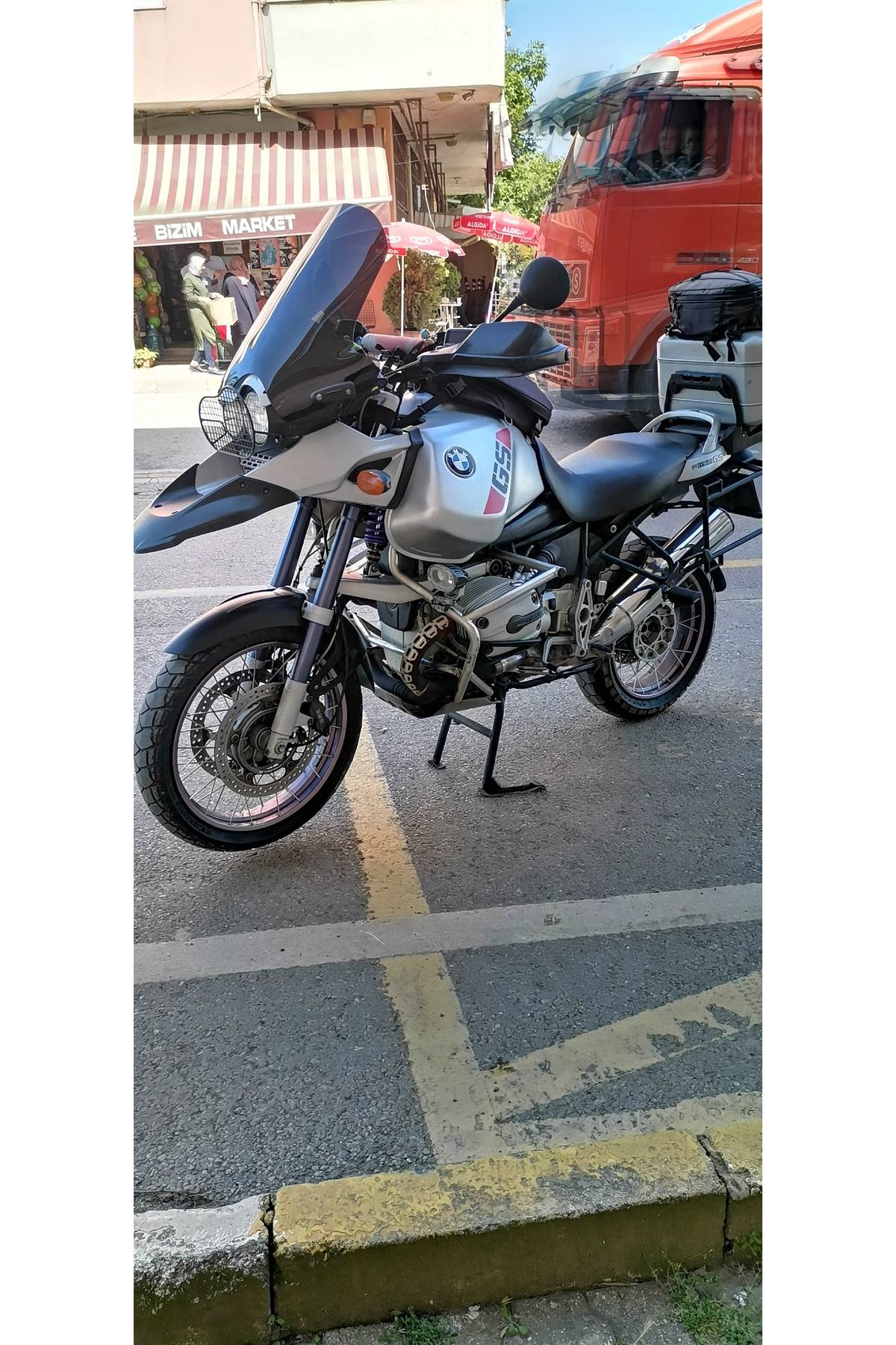 Motocam  Bmw R 1150 Adv Siperlik Ön Cam 2002-2006 Model 52Cm Siyah