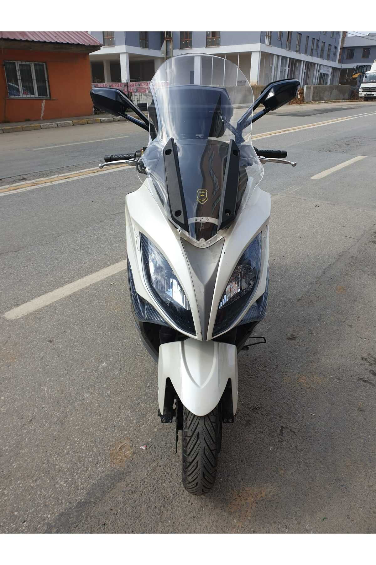 Motocam  Kymco Xciting 400 İ Siperlik Ön Cam 2015 Model 72Cm Füme 