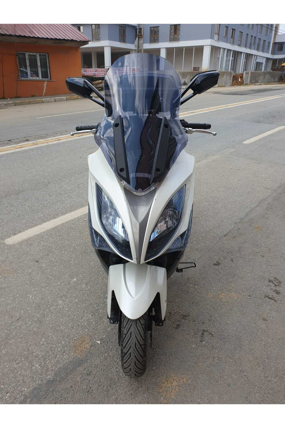 Motocam  Kymco Xciting 400 İ Siperlik Ön Cam 2015 Model 72Cm Füme 