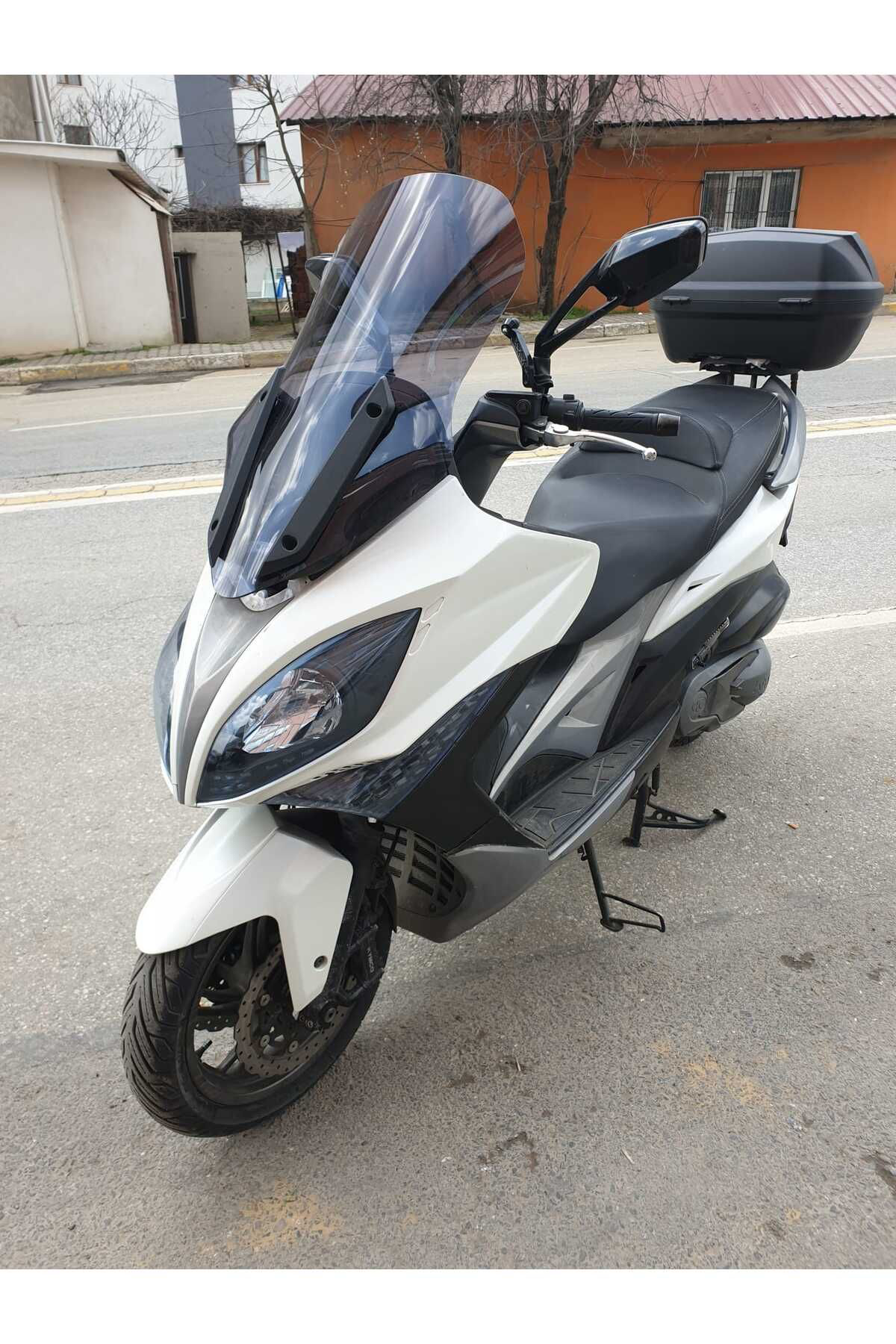 Motocam  Kymco Xciting 400 İ Siperlik Ön Cam 2015 Model 72Cm Füme 