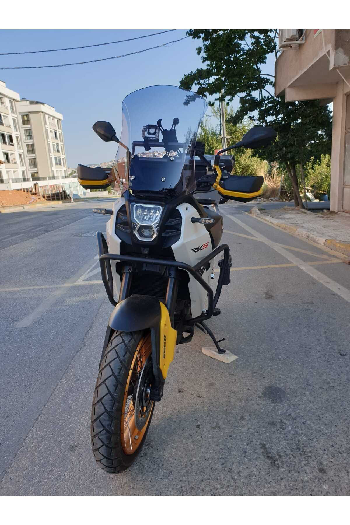 Motocam  Rks Svt 650 X Siperlik Ön Cam 2023-2025 Model 50Cm Füme R