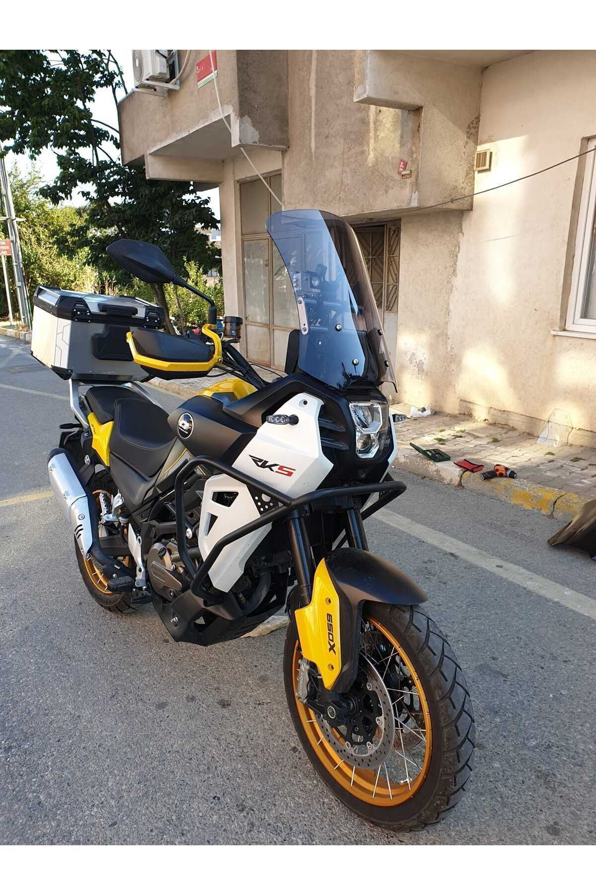 Motocam  Rks Svt 650 X Siperlik Ön Cam 2023-2025 Model 50Cm Füme R