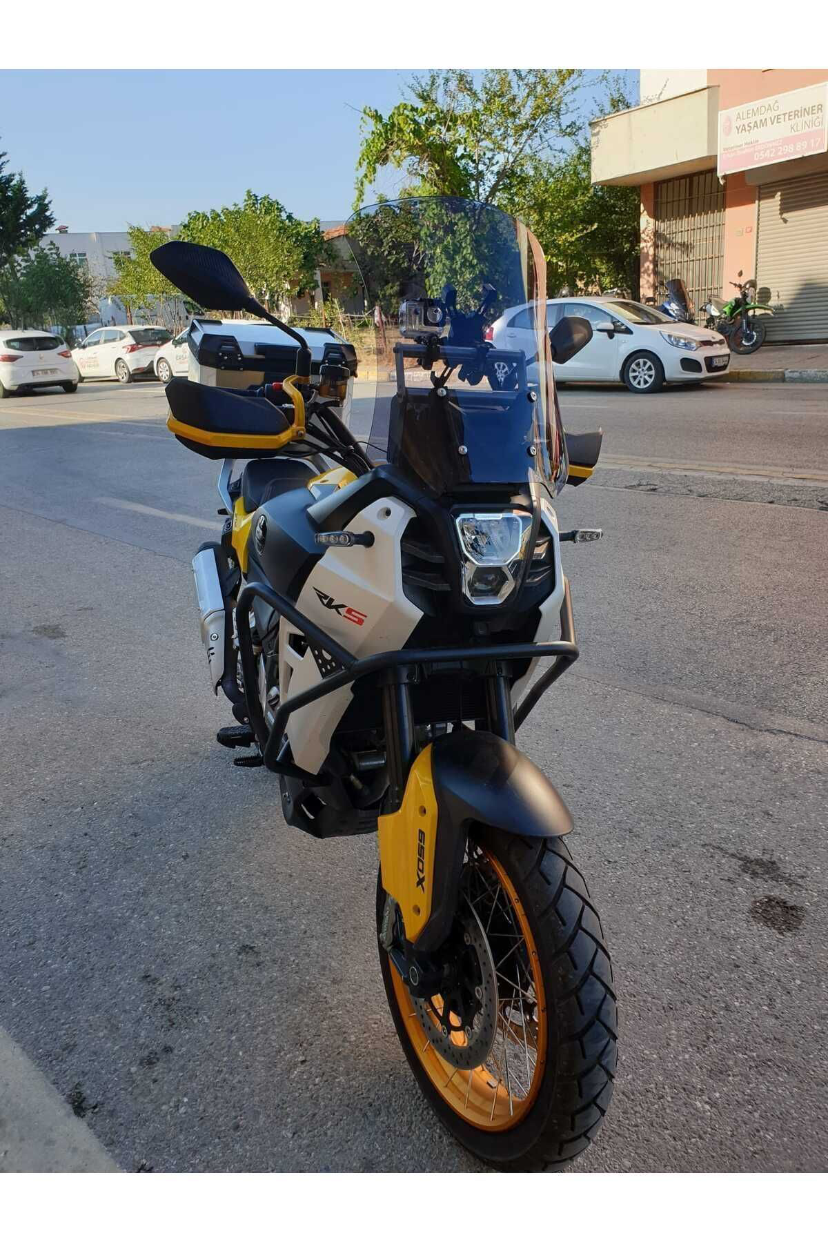Motocam  Rks Svt 650 X Siperlik Ön Cam 2023-2025 Model 50Cm Füme R