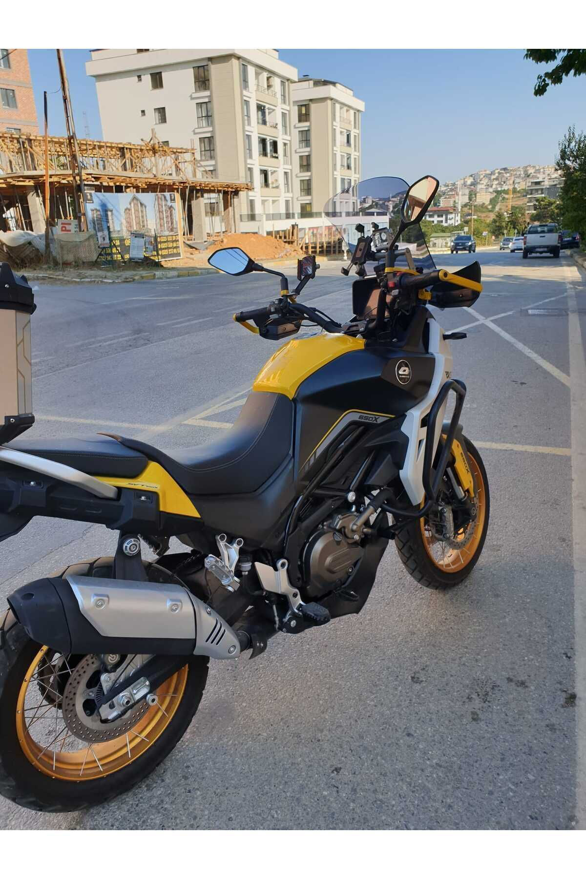 Motocam  Rks Svt 650 X Siperlik Ön Cam 2023-2025 Model 50Cm Füme R