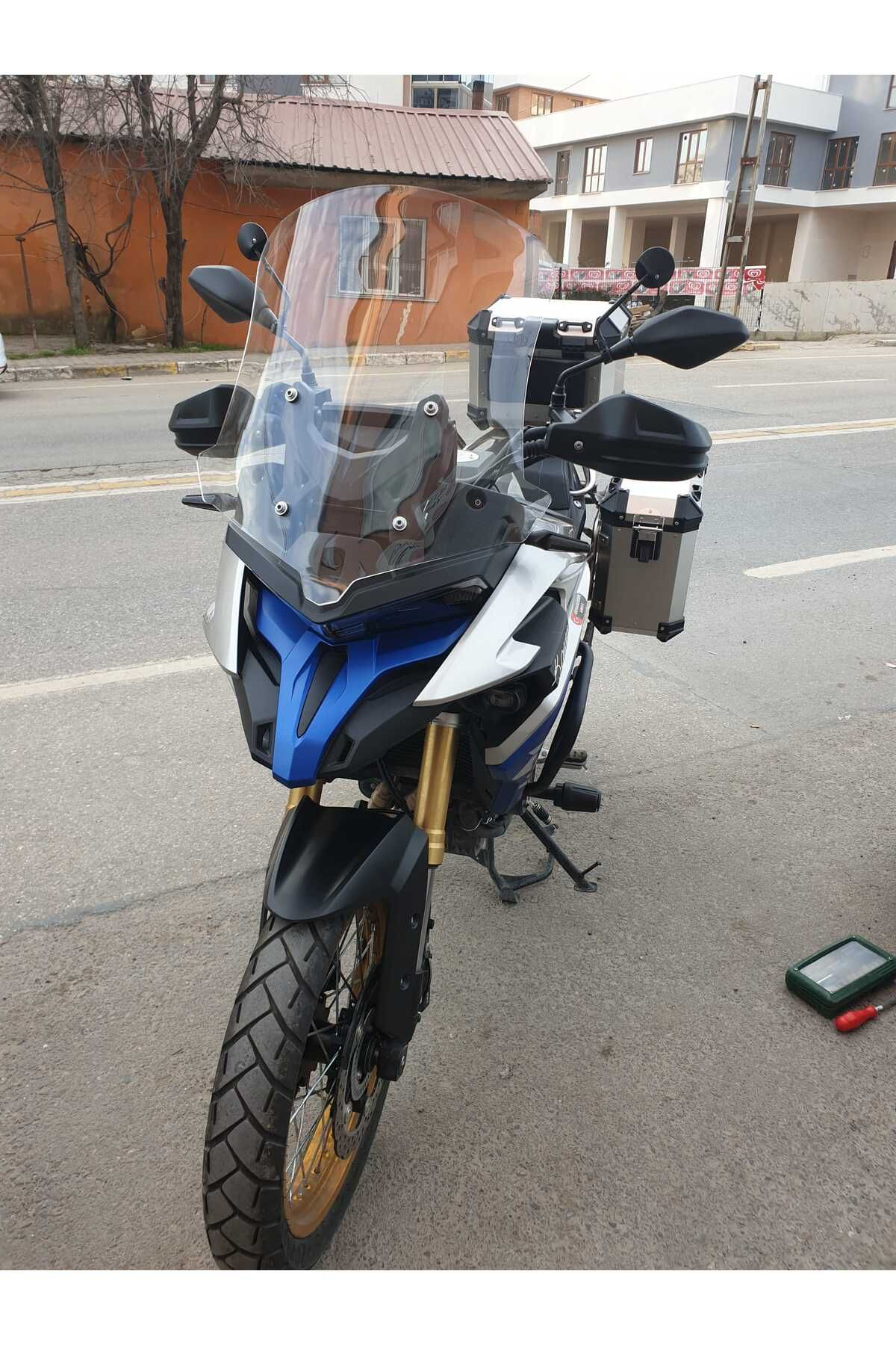 Motocam  Voge Ds 625X Siperlik Ön Cam 2023-2025 Model 56Cm Şeffaf 