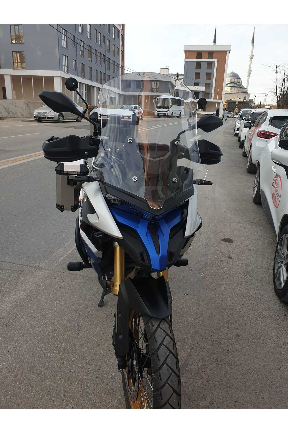 Motocam  Voge Ds 625X Siperlik Ön Cam 2023-2025 Model 56Cm Şeffaf 