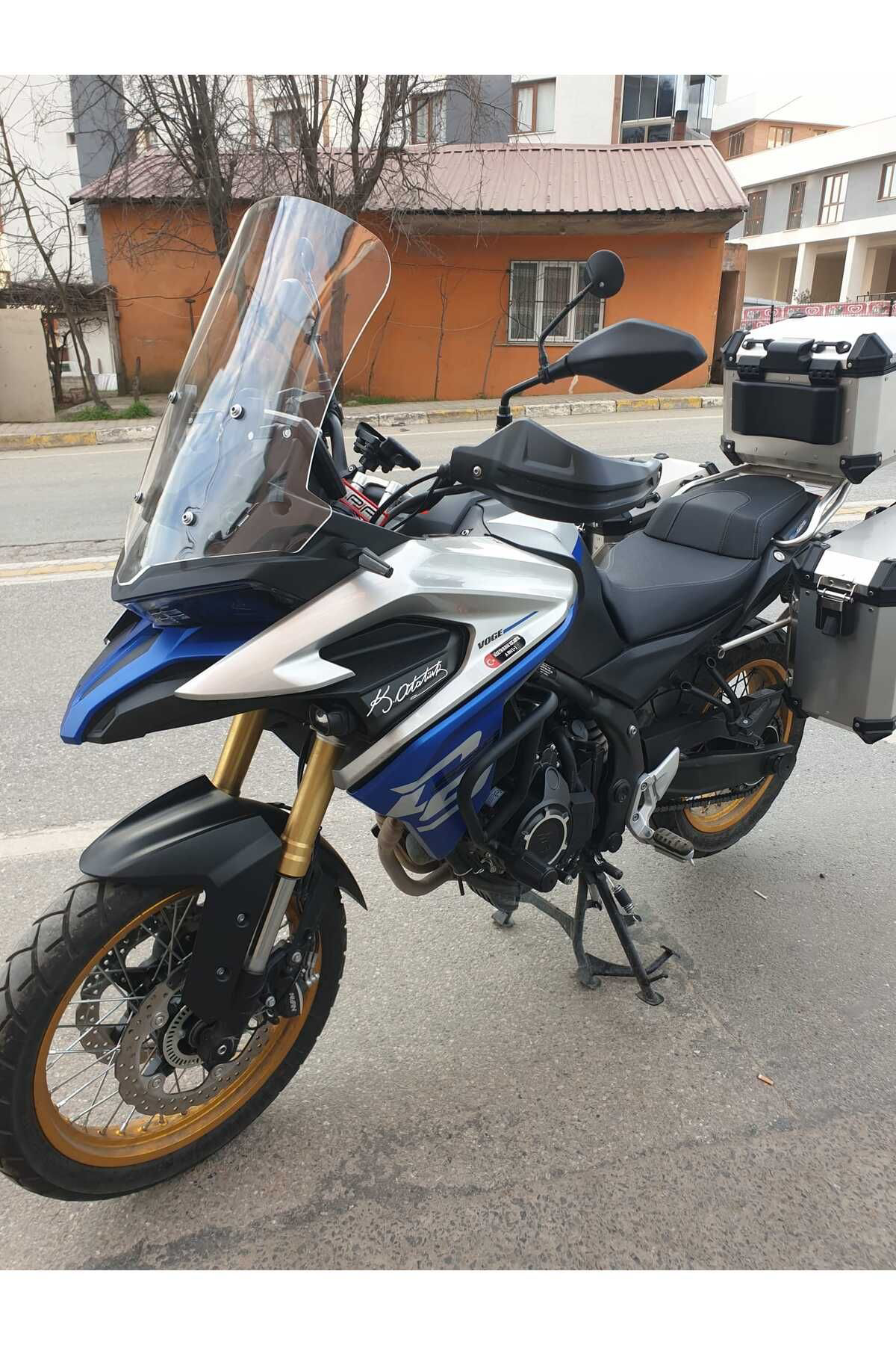 Motocam  Voge Ds 625X Siperlik Ön Cam 2023-2025 Model 56Cm Şeffaf 