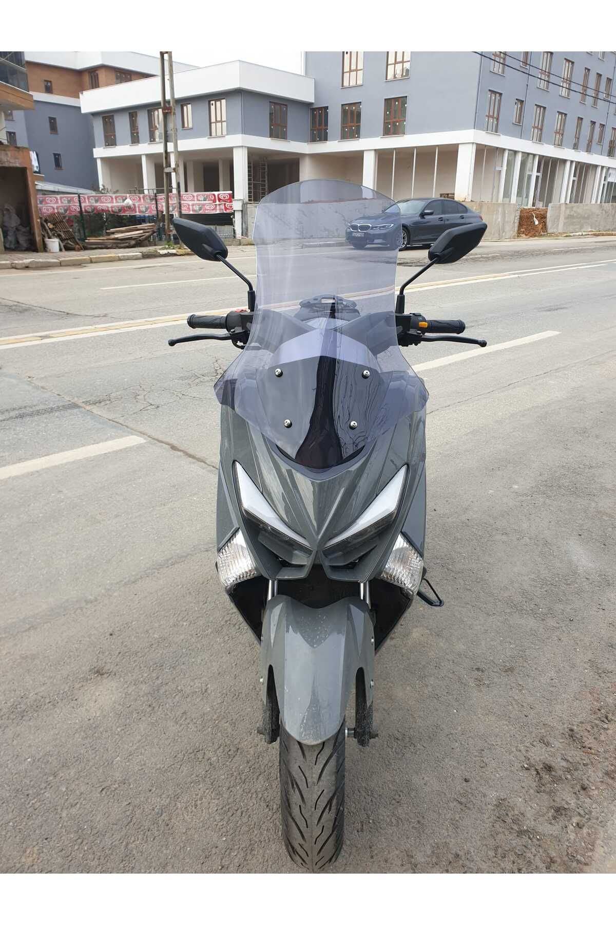 Motocam  Volta Apec Apx5 Siperlik Ön Cam 2023-2025 Model 57Cm Füme