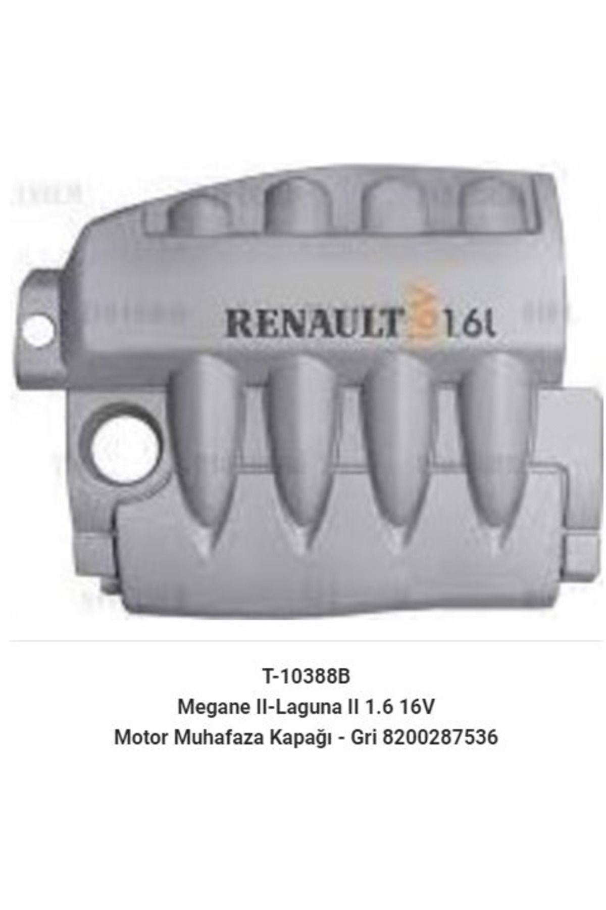 İthal Motor Muhafaza Kapagi Megane İi Laguna İi 1.6 16V Gri 8200287536