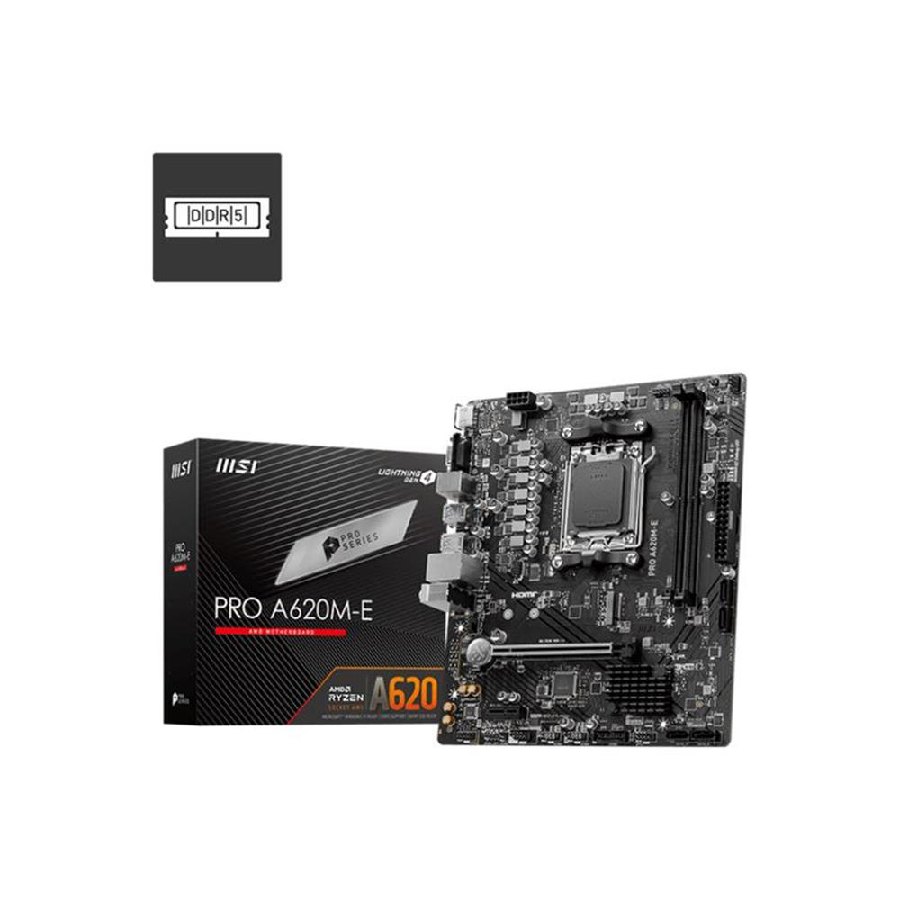 Msı Pro A620M-E Ddr5 6800Mhz Matx Am5 ( Amd Am5 7000 Serisi İşlem