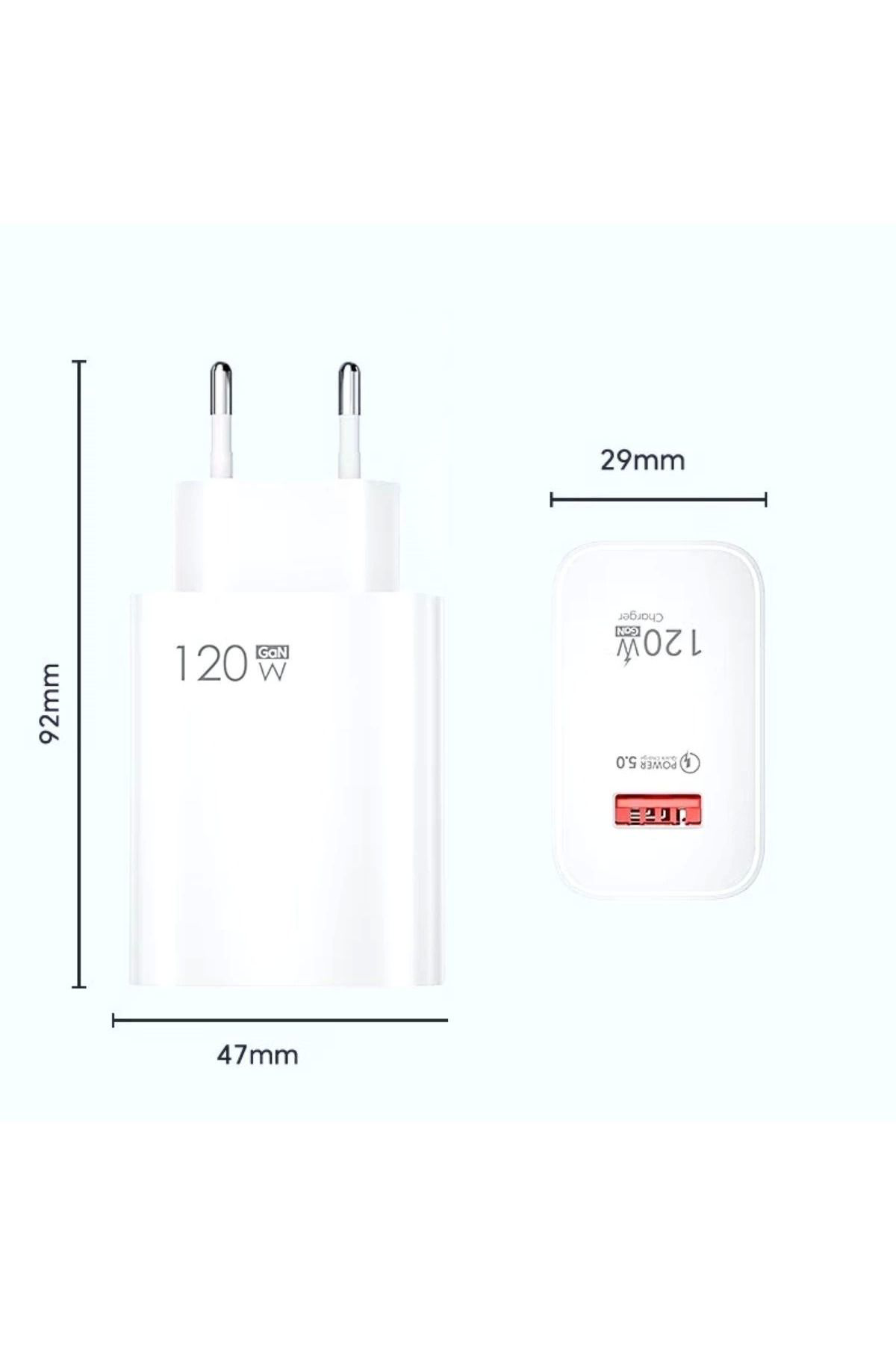 Mulvix Mullkrg Krg01 120W Usb Hizli Type C Uçlu Kablolu Şarj Aleti (Muul