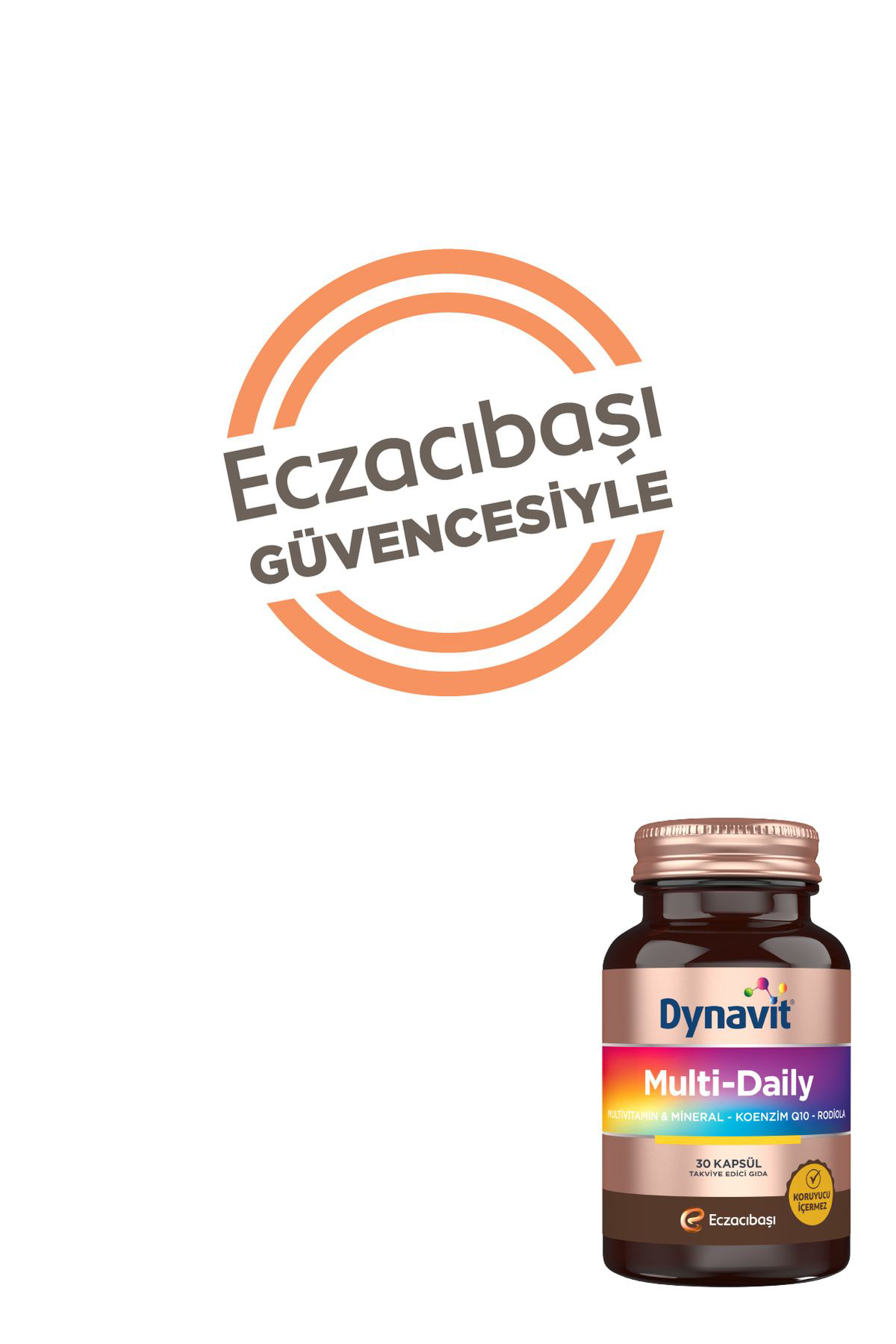 Dynavit Multi-Daily 30 Kapsül - Koenzim Q10, Rhodiola Ekstresi, Multivita