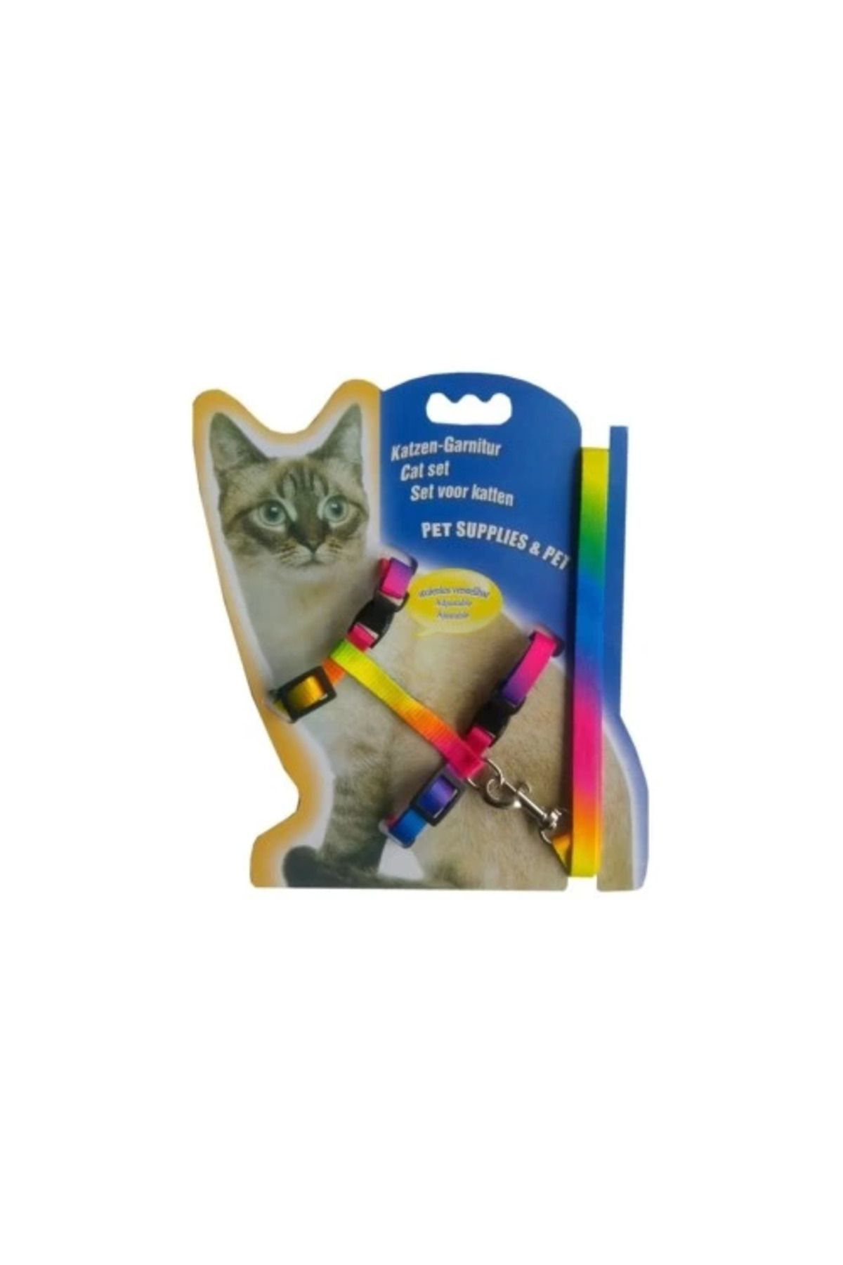 Yusuftex Multicolor Kedi Tasmasi