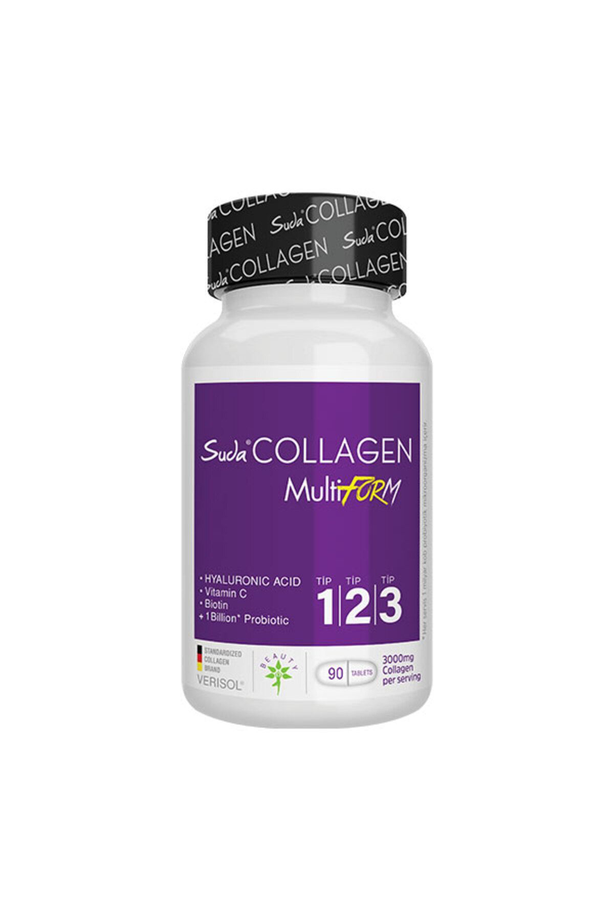 Suda Vitamin Multiform Kolajen 90 Tablet 2'Li Avantaj Paketi