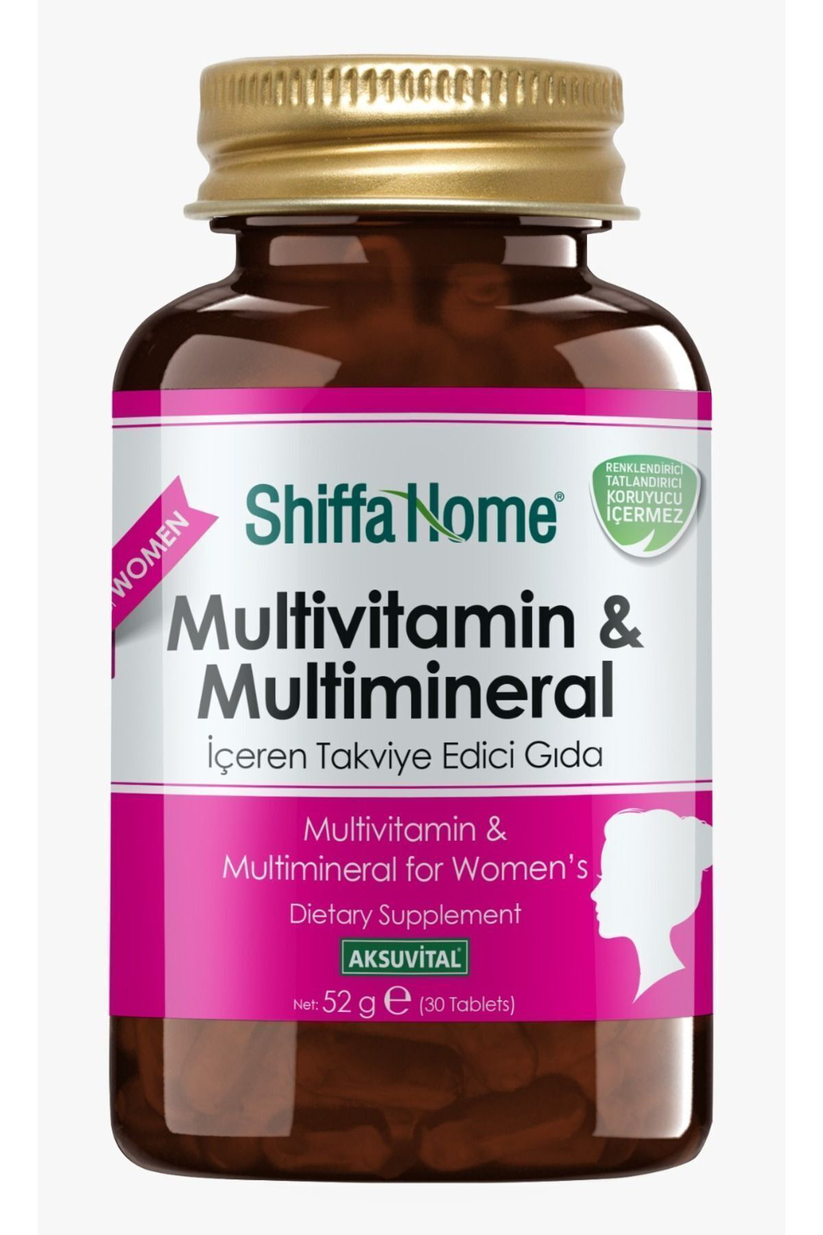 Shiffa Home Multivitamin Ve Multimineral - 30 Tablet - Kadin / Women