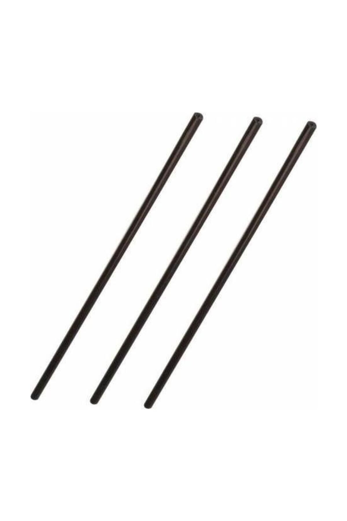 Mydrop Mum Sicak Silikon Siyah 6,2 Mm 30 Cm 3 Adet