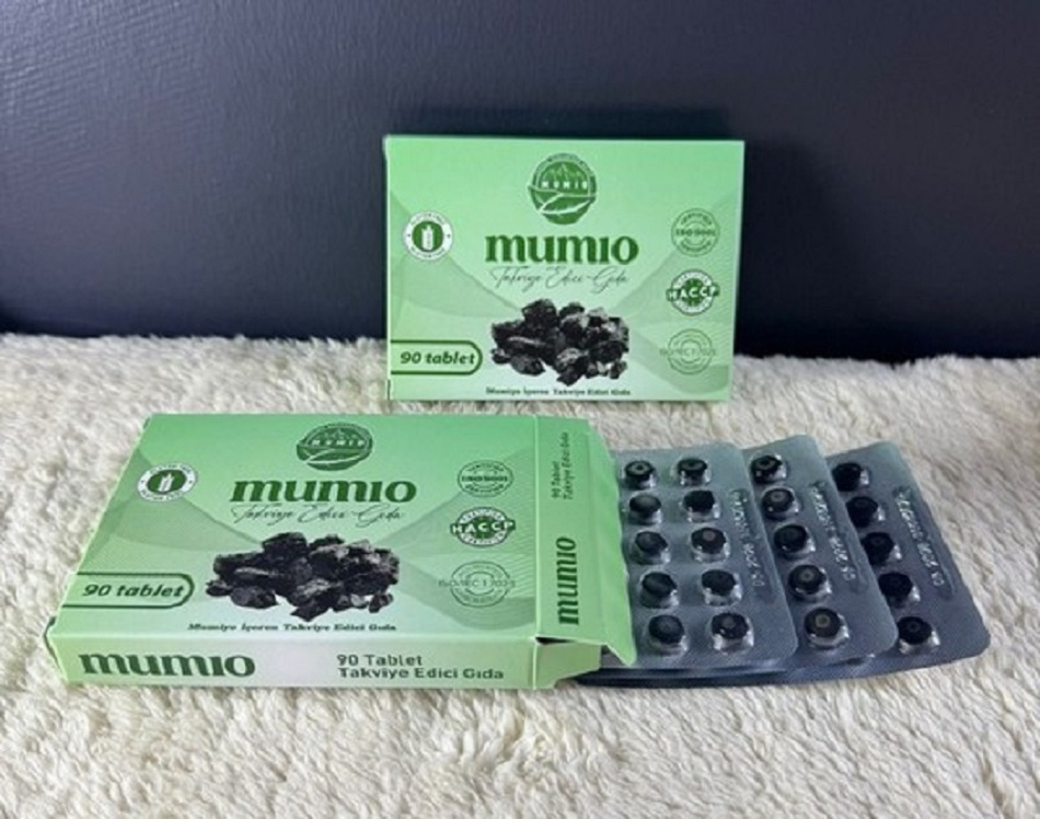 Yüksek Dağlardan Gelen Mumio Mumio (Shilajit) Takviye Edici Gida 2'Li Paket – 2 X 90 Tablet
