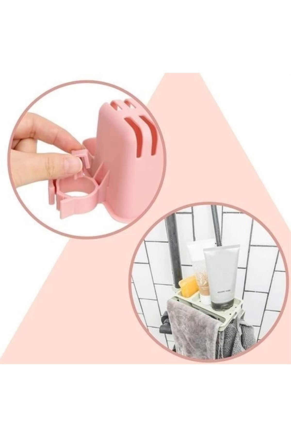 Yusuftex Musluğa Takilan Sünger Havlu Askili Sabun Hazneli Mutfak Banyo La