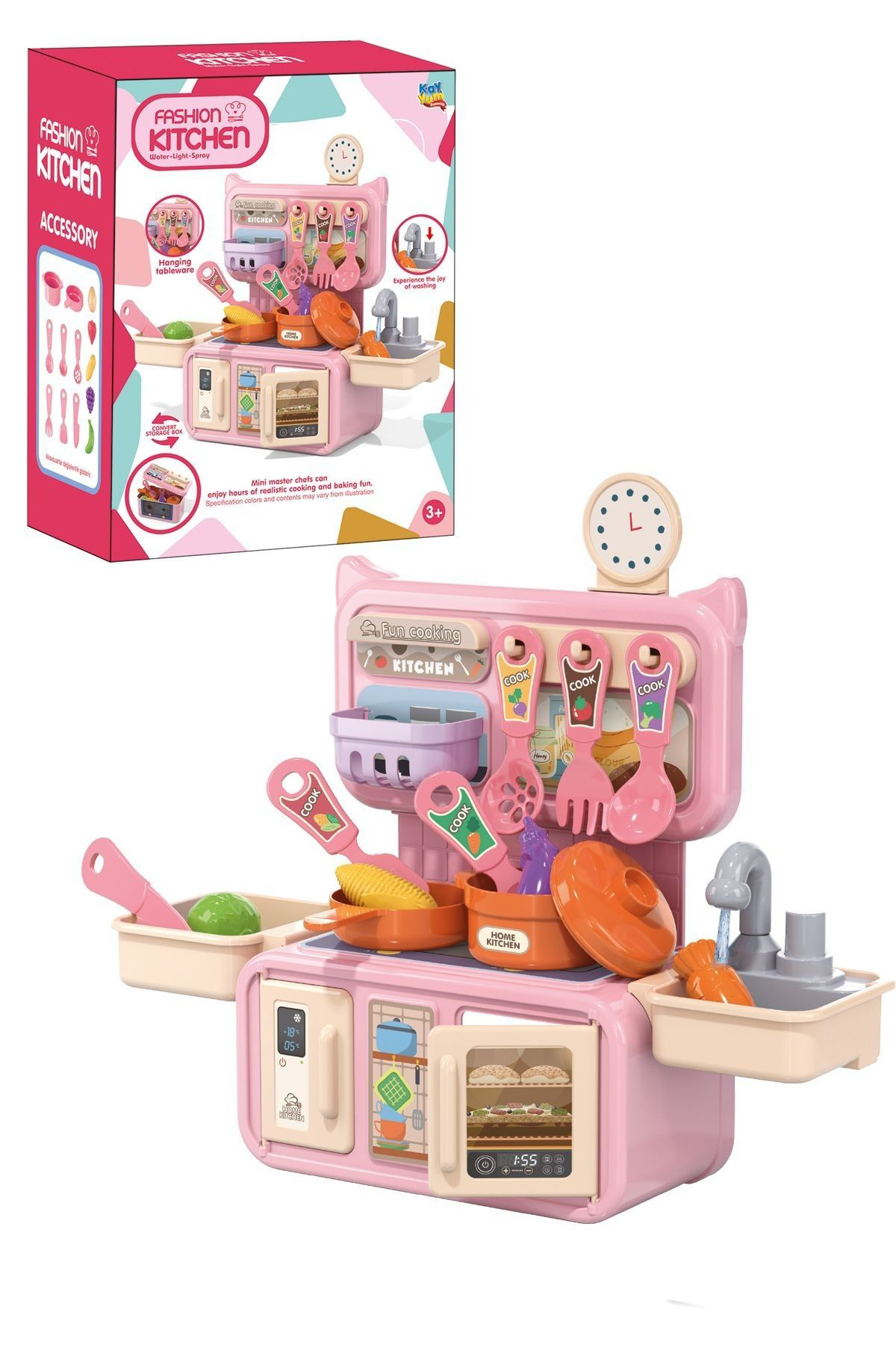 Oyuncak Store Musluklu Sulu Mini Mutfak Seti Mutfak Oyuncaği