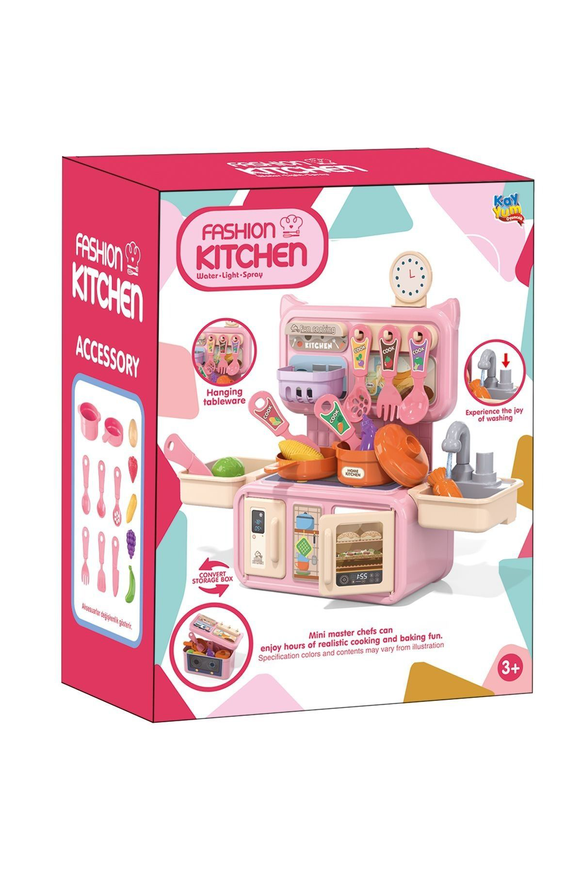 Oyuncak Store Musluklu Sulu Mini Mutfak Seti Mutfak Oyuncaği