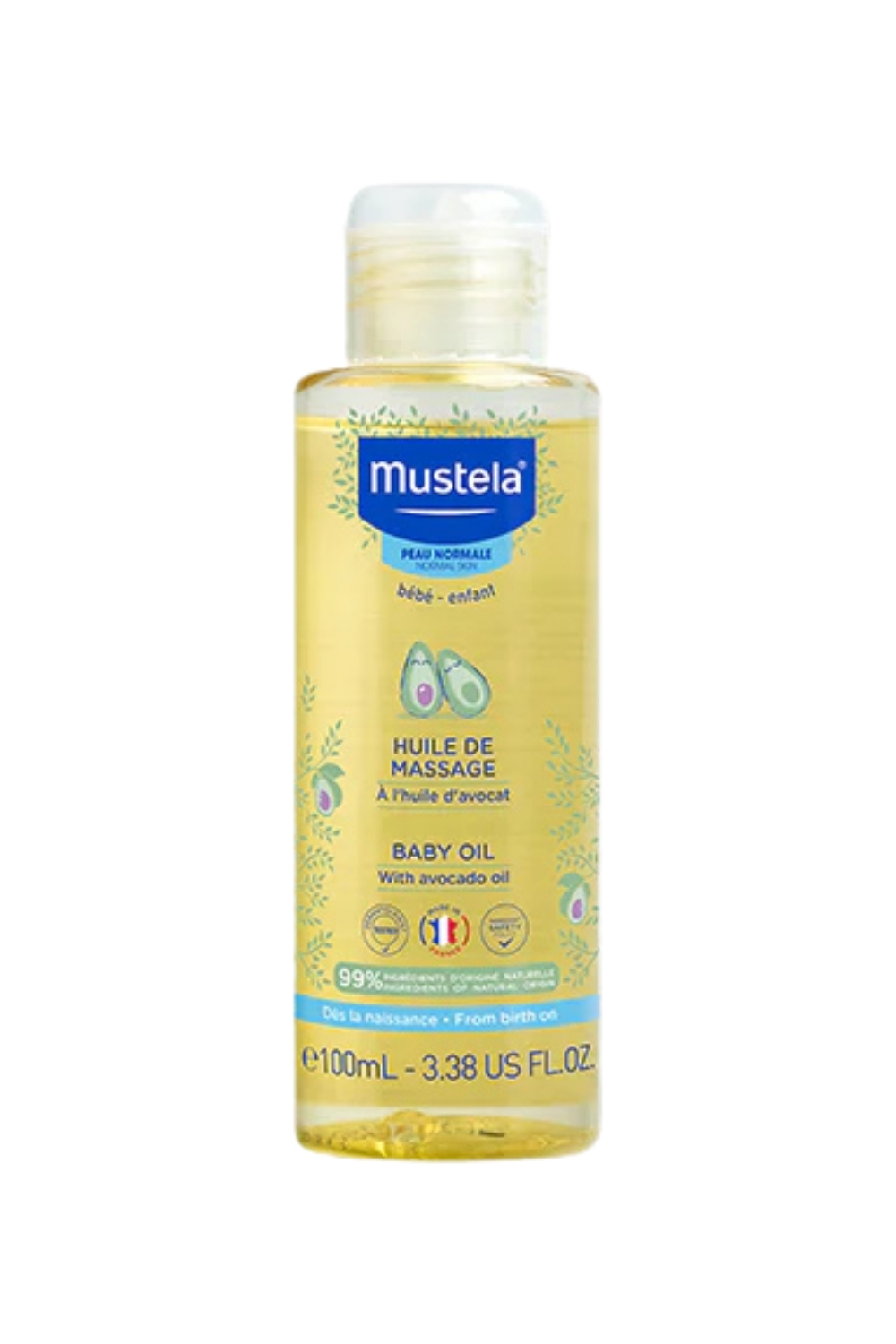 Mustela  Avokado Yaği İçeren Bebek Masaj Yaği 100 Ml