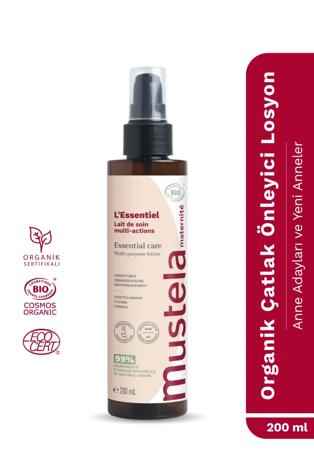 Mustela  Çok Amaçli Temel Bakim Losyonu 200 Ml