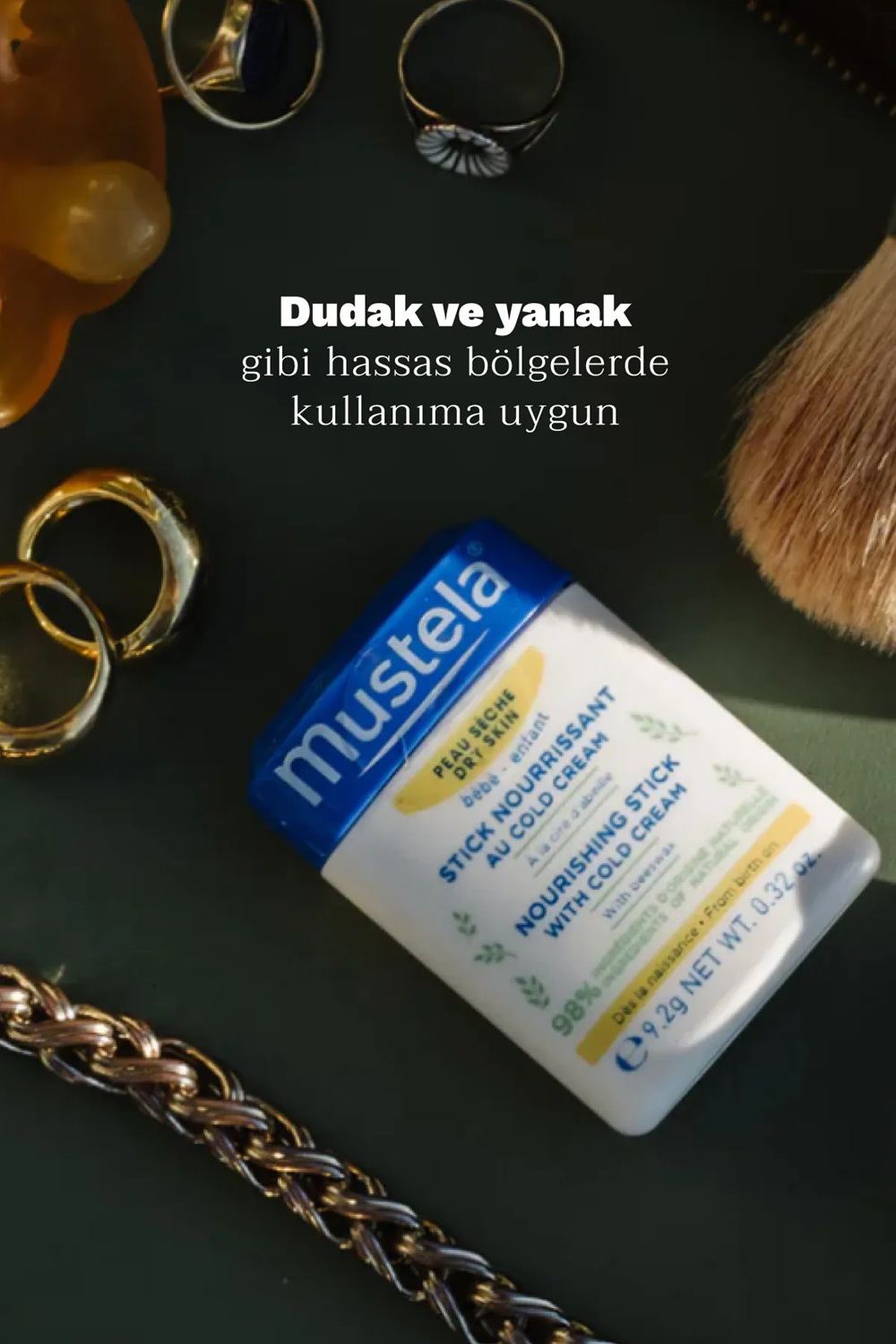 Mustela  Cold Cream Ve Organik Balmumu İçeren Besleyici Stick 9,2 