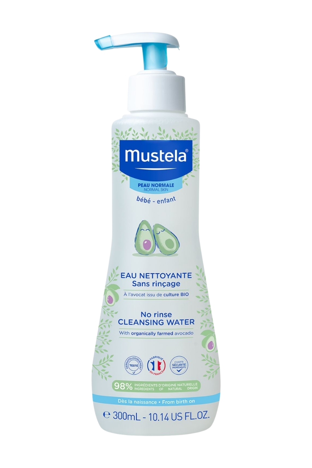 Mustela  Durulama Gerektirmeyen Temizleme Suyu 300 Ml