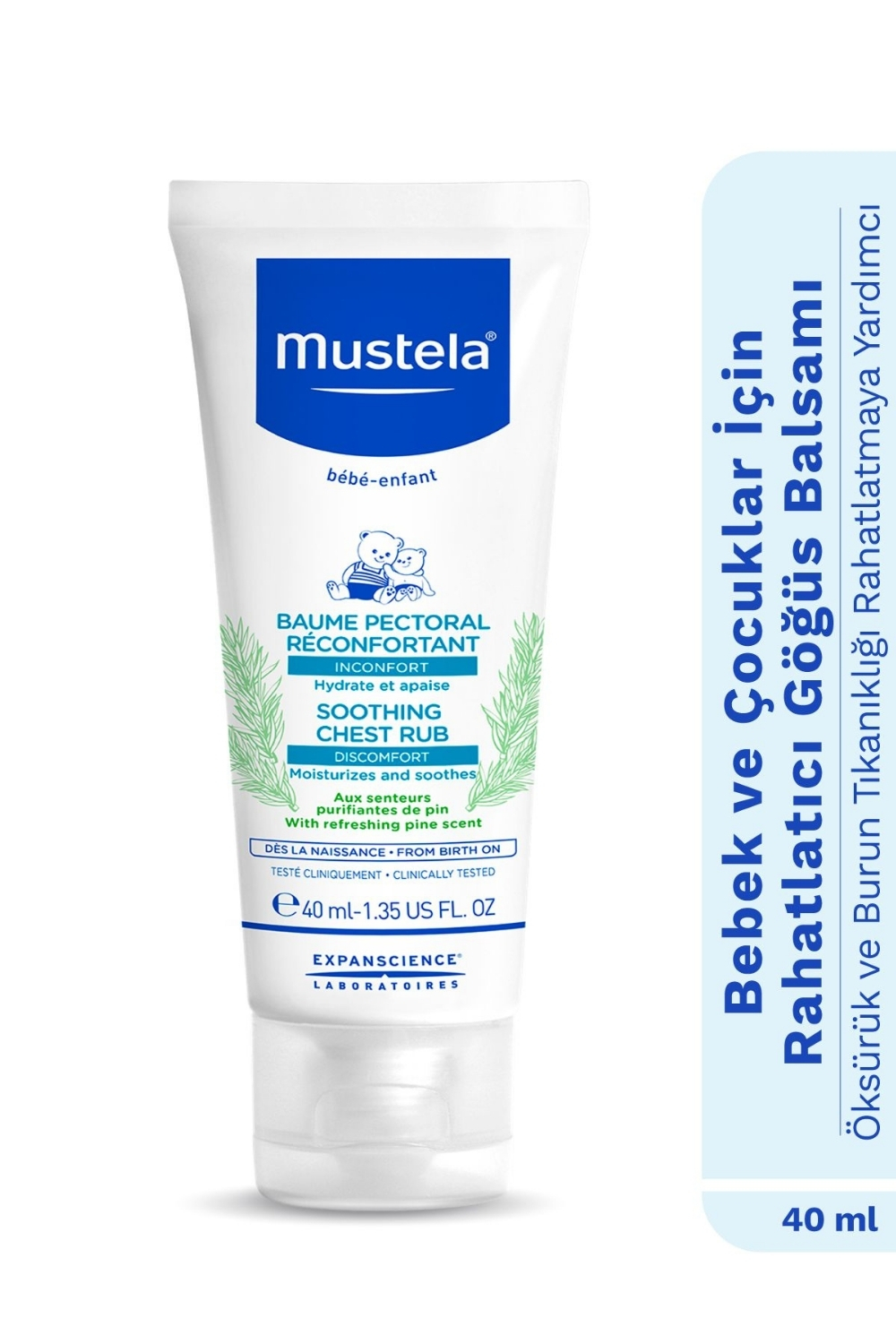 Mustela  Rahatlatici Göğüs Balsami 40 Ml