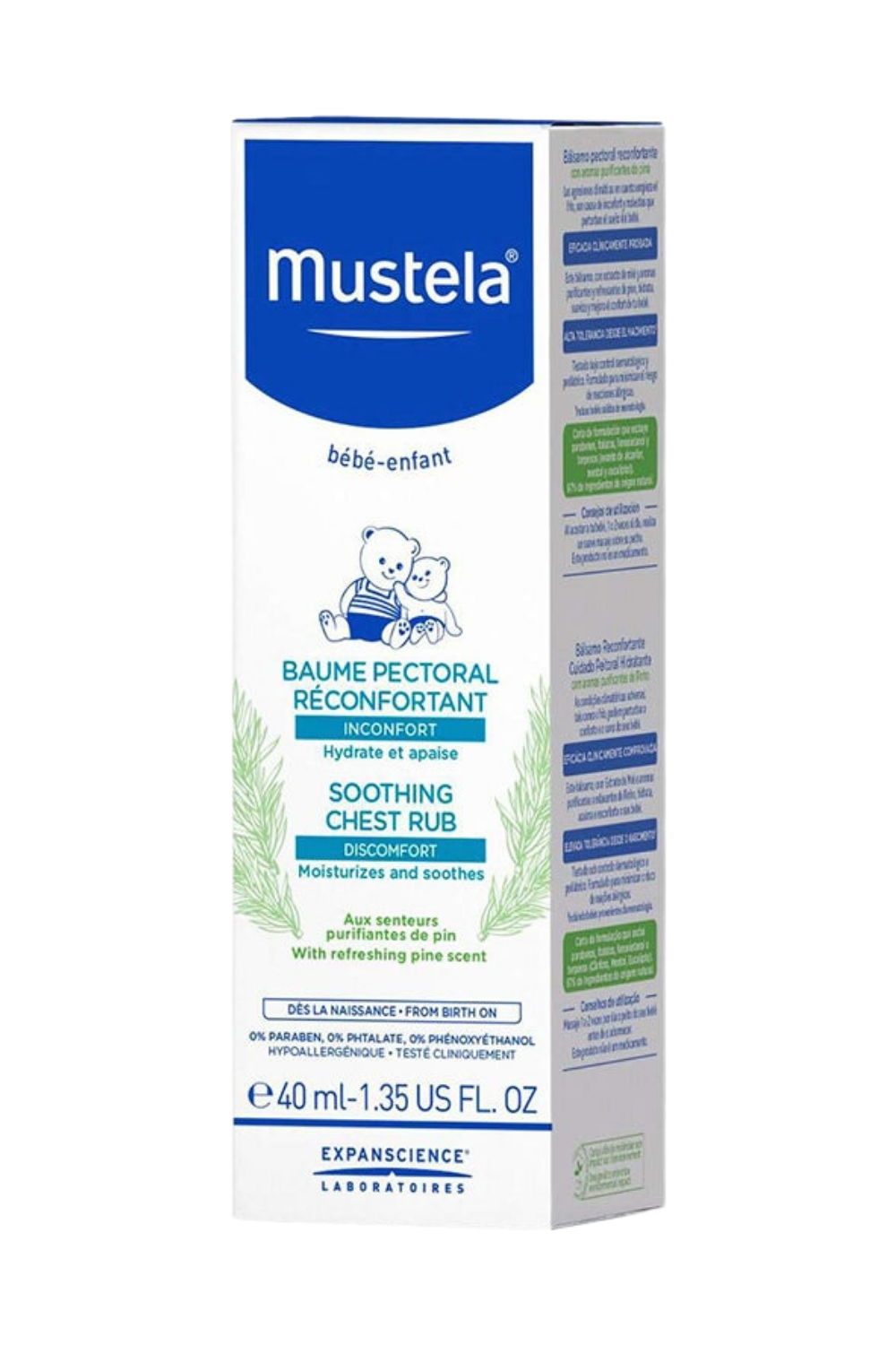 Mustela  Rahatlatici Göğüs Balsami 40 Ml