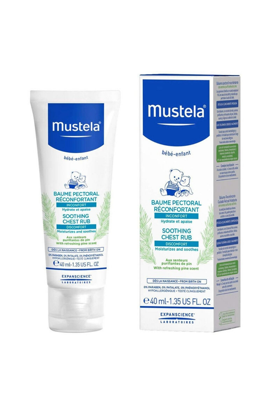 Mustela  Rahatlatici Göğüs Balsami 40 Ml