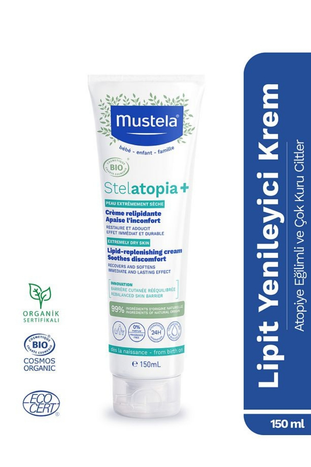 Mustela  Stelatopia Lipit Yenileyici Krem 150 Ml