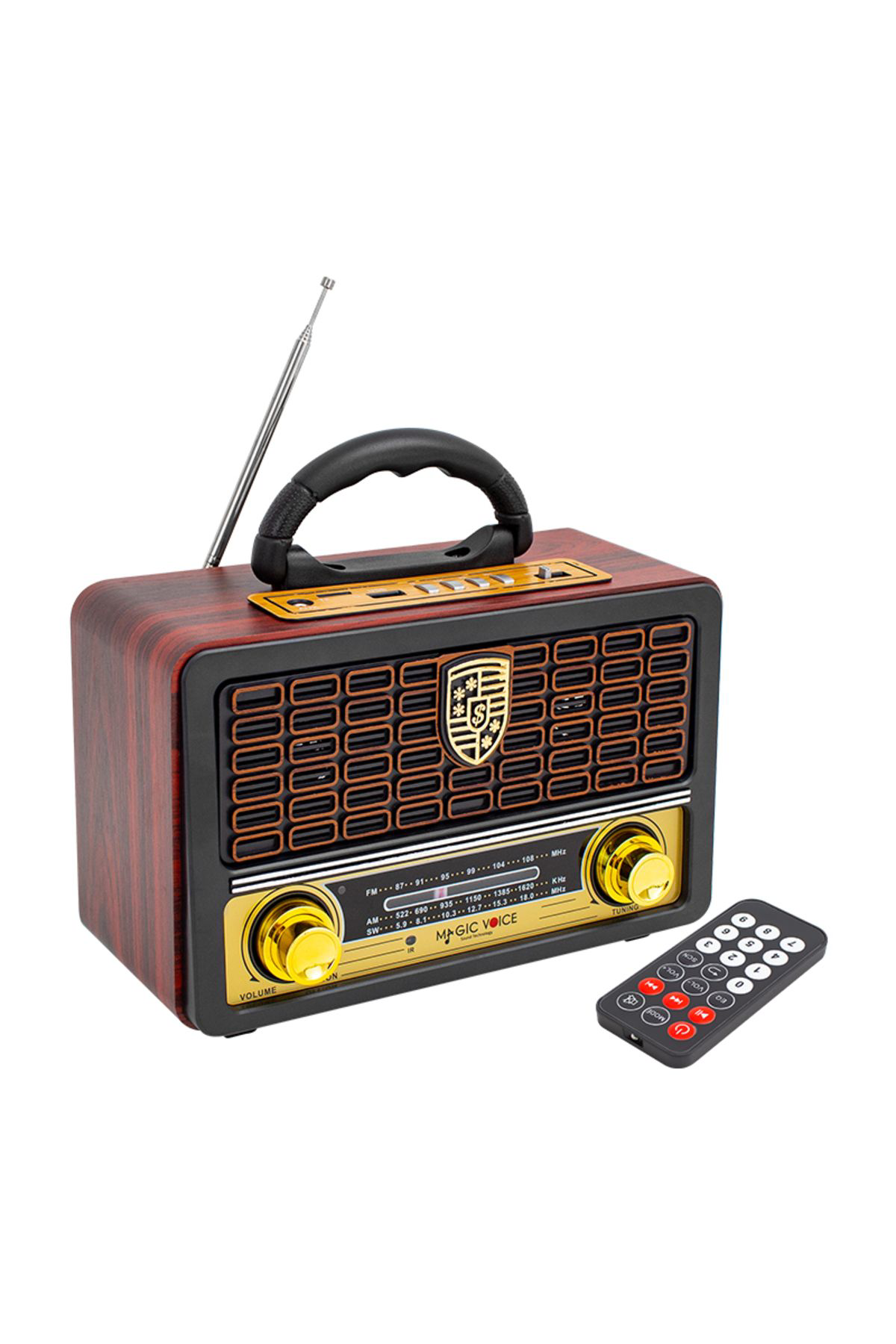 Robotrend Mv-110Bt Usb/Sd/Fm/Bluetooth Destekli Nostaljik Radyo