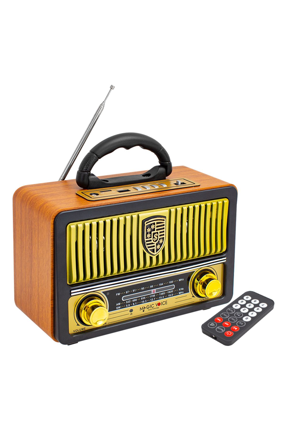 Nzm Ticaret Mv-112Bt Usb/Sd/Fm/Bluetooth Destekli Nostaljik Radyo