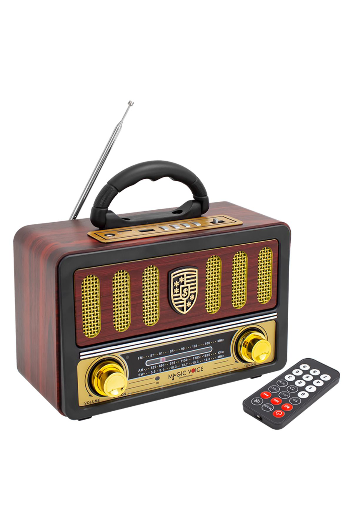 Robotrend Mv-114Bt Usb/Sd/Fm/Bluetooth Destekli Tek Hop Lu Nostaljik Ra