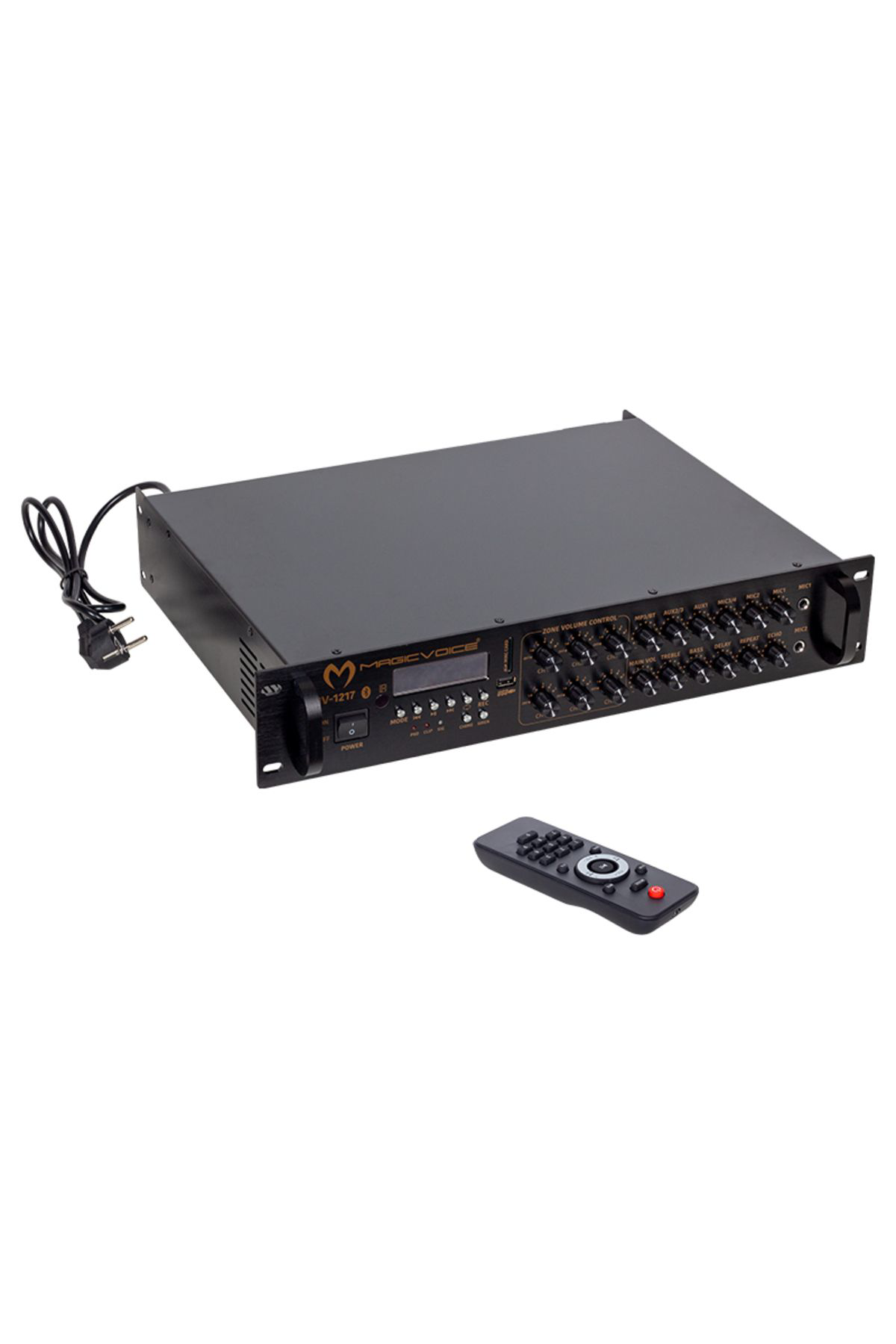 Robotrend Mv-1217 Usb Bt Uk 6 Zon Rms 50W*1Ch 4-16-70-100V Trafolu Anfi