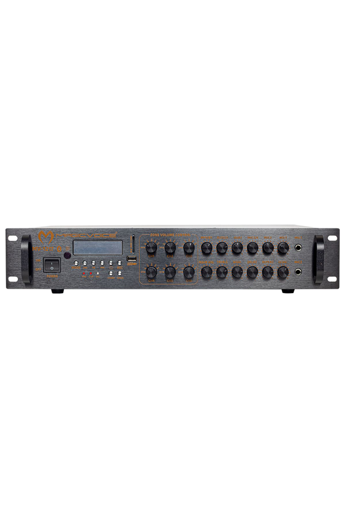 Robotrend Mv-1217 Usb Bt Uk 6 Zon Rms 50W*1Ch 4-16-70-100V Trafolu Anfi