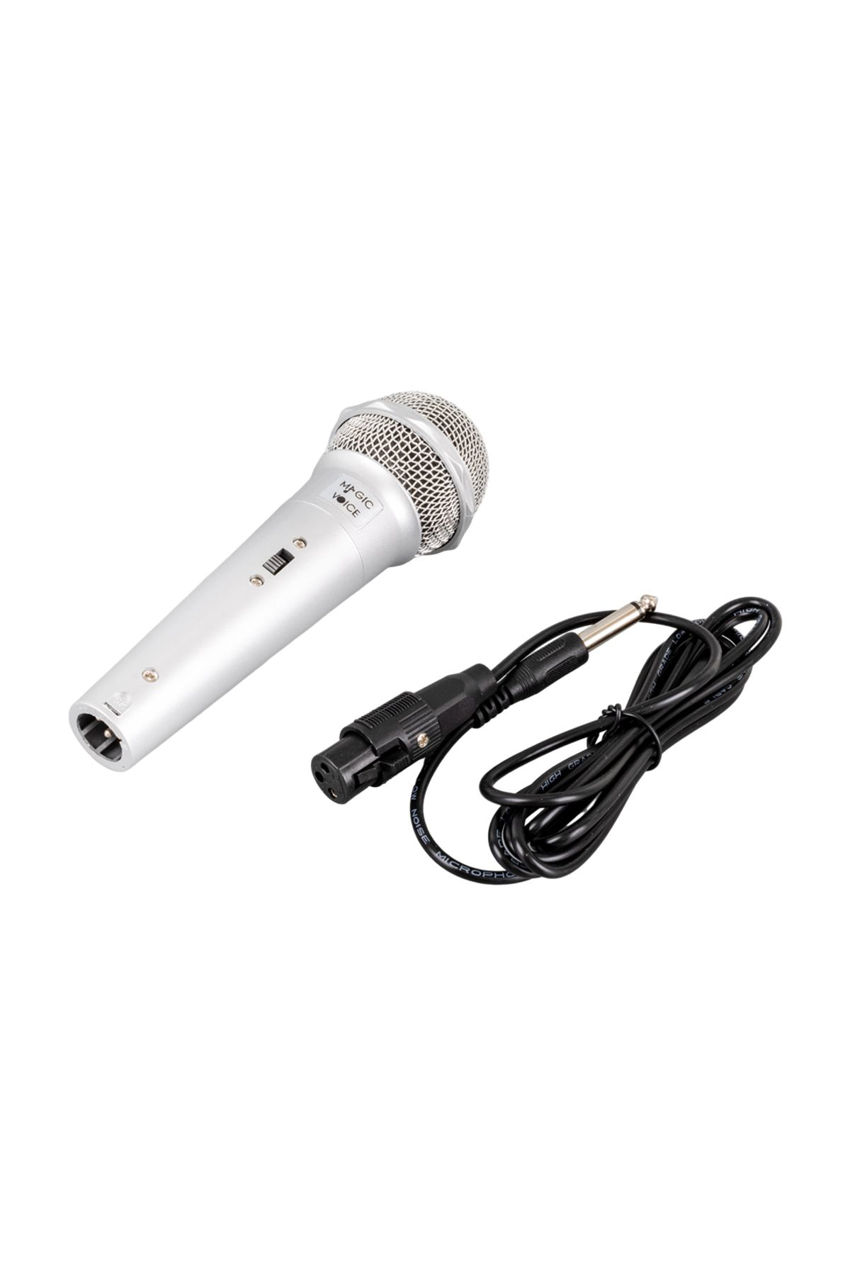 Magicvoce Mv-4676 Dinamik Gri Kablolu El Mikrofonu