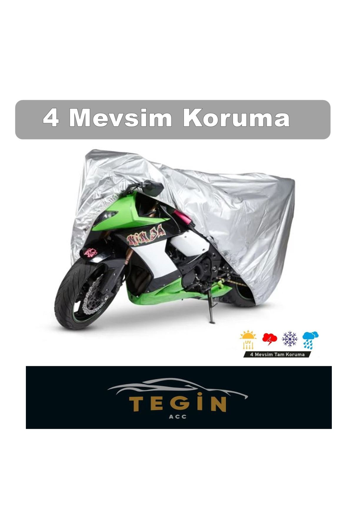 Mv Agusta Rivale 800 With Abs Arka Çanta Uyumlu Motor Branda Örtü