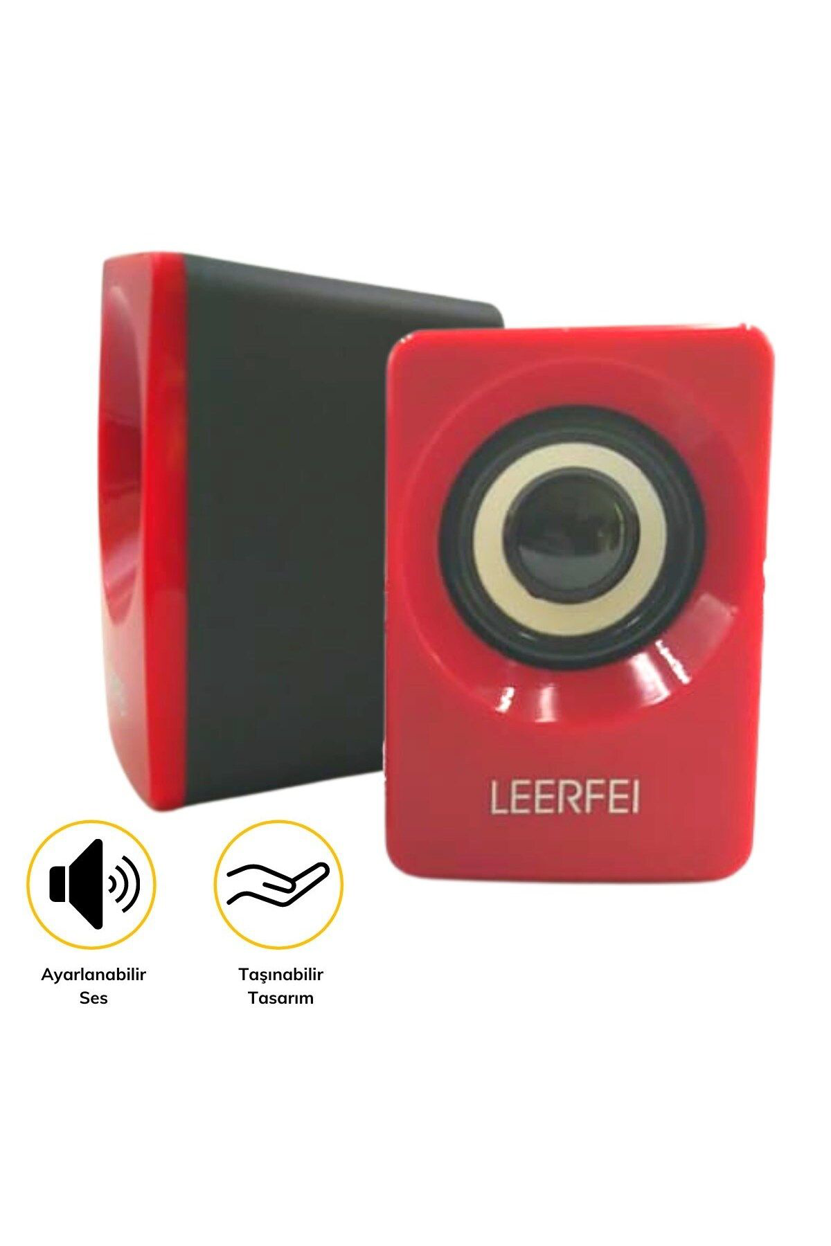 Ok Aksesuar N62 1+1 Multimedia Usb Ve Jackli Mini Hoparlör Yüksek Stereo Ses