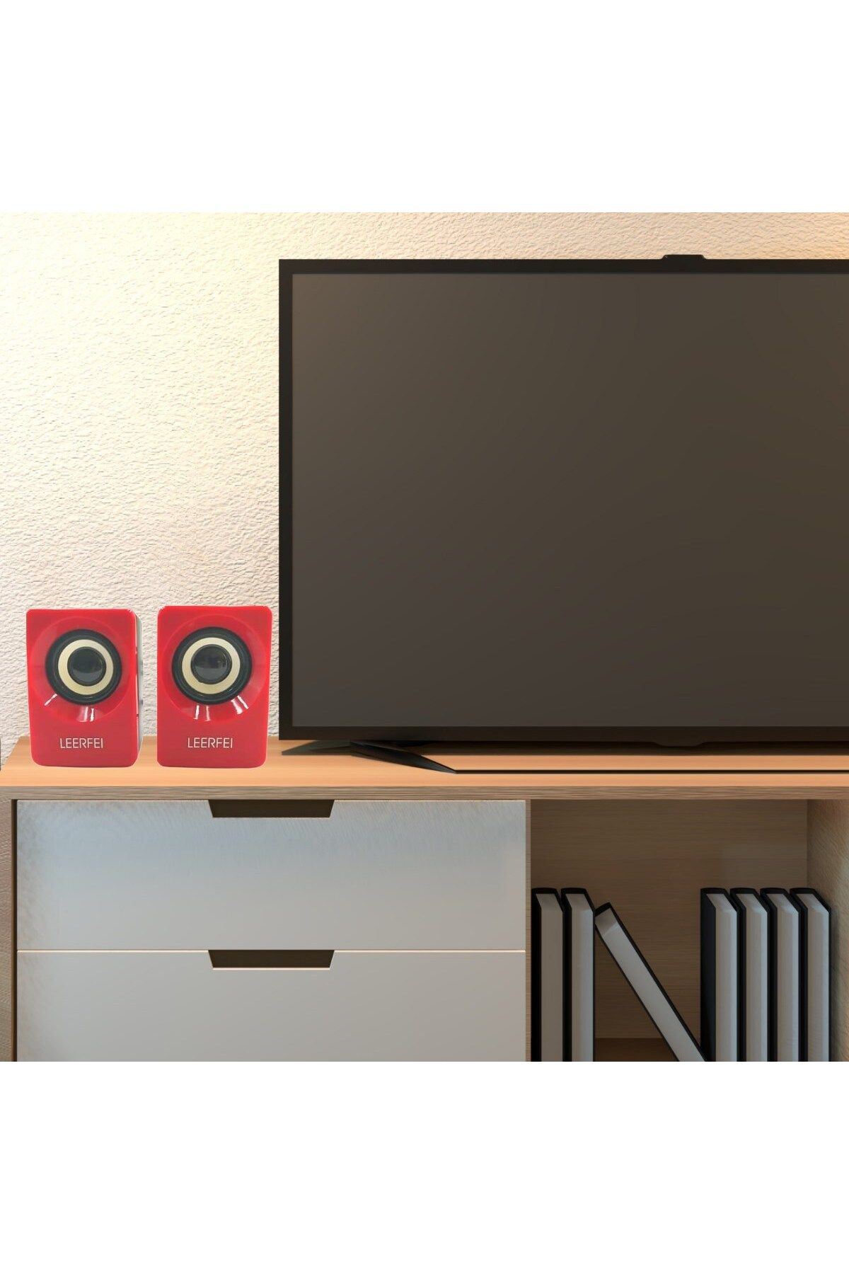 Ok Aksesuar N62 1+1 Multimedia Usb Ve Jackli Mini Hoparlör Yüksek Stereo Ses