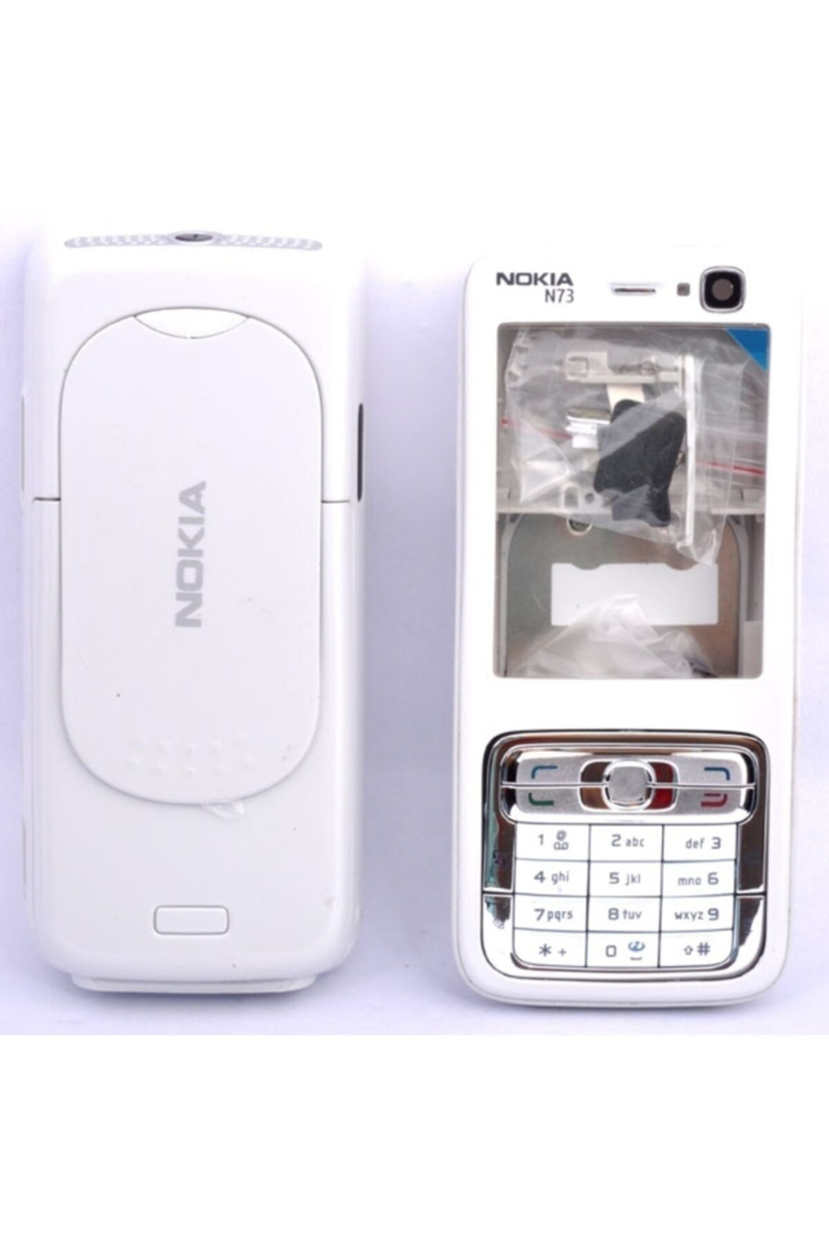 Nokia N73 Kasa Kapak Ve Tuş Takimi ,Sifir Ürün,Siyah