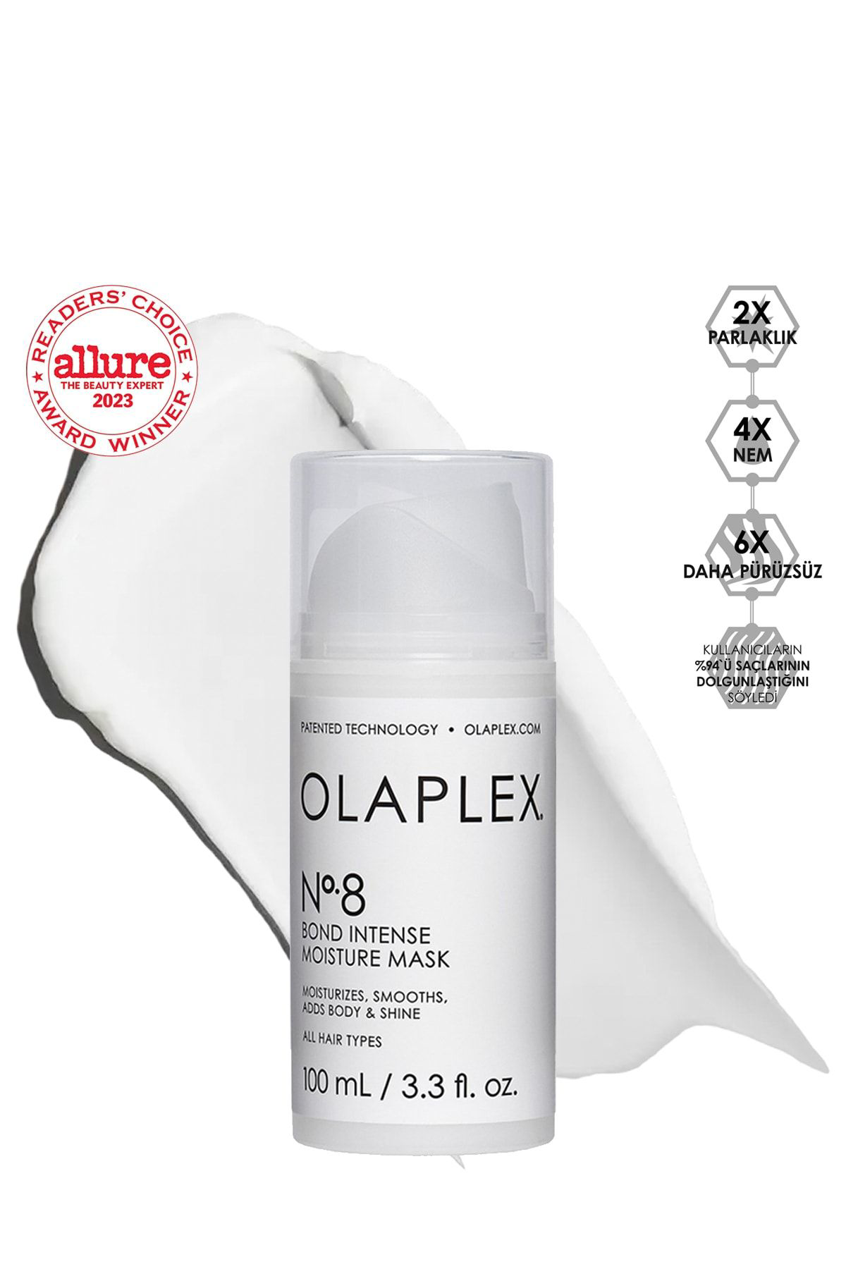 Olaplex Nº.8 Bond İntense Moisture Mask - Bağ Güçlendirici &Yoğun Onarici