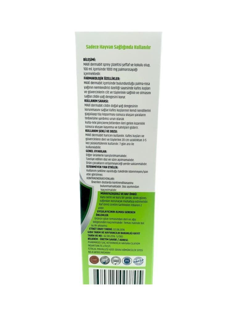Nanbell  Derma Kuş Bit Sprey 100Ml