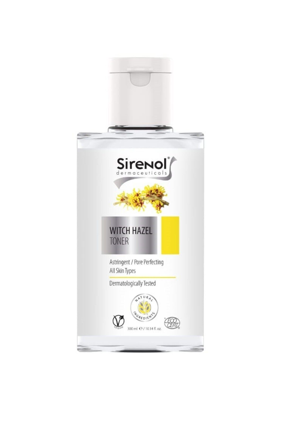 Sirenol Natural Cadi Findiği Cilt Sikilaştirici Gözenek Temizleyici Tonik