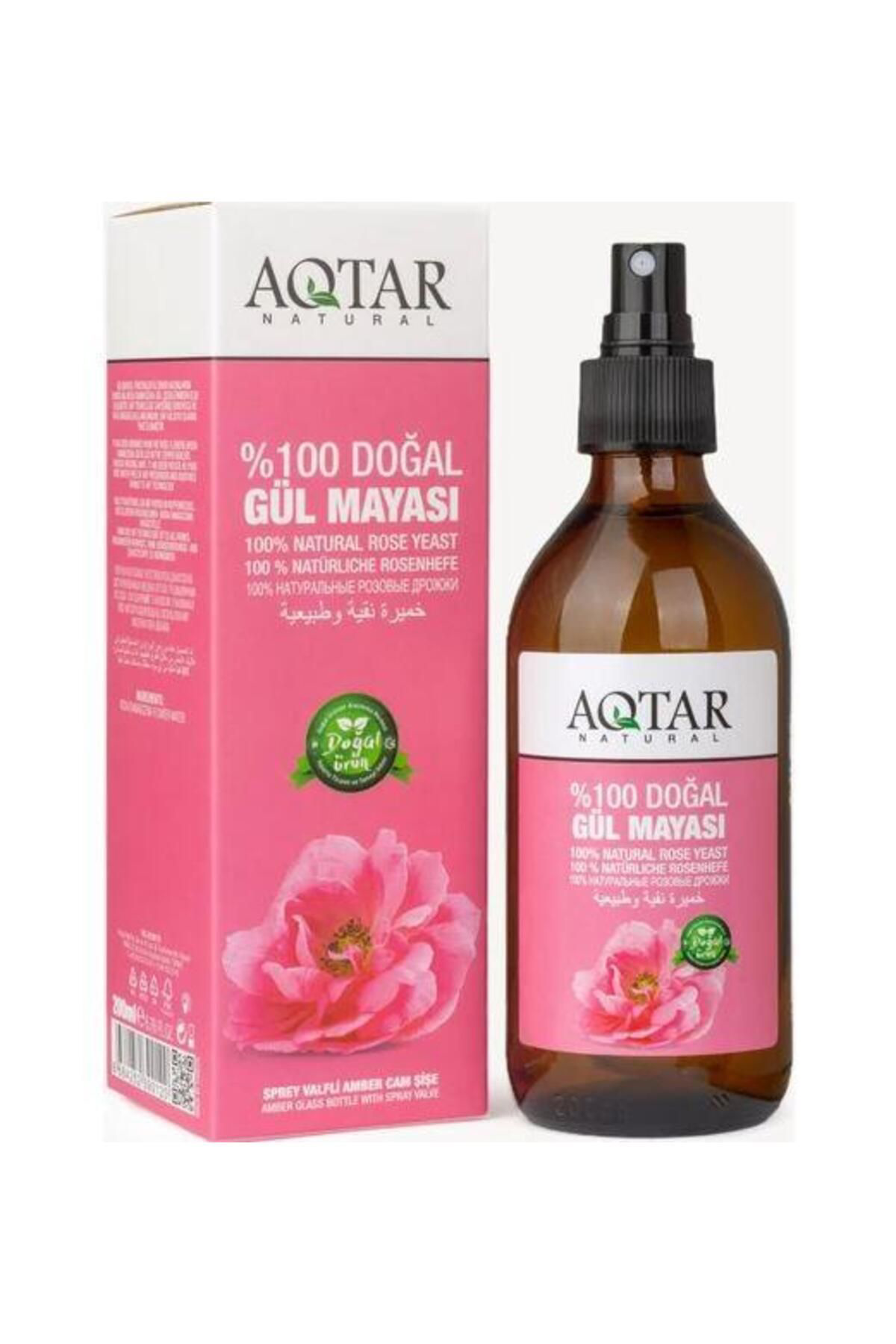 Aqtar Natural Gül Mayasi %100 Doğal 200 Ml