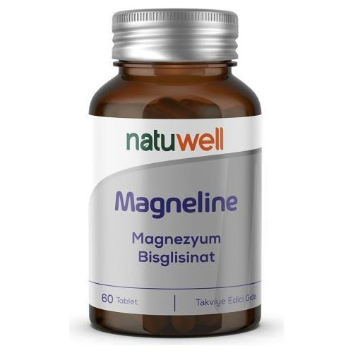 Natuwell Magneline Magnezyum Bisglisinat 60 Kapsül