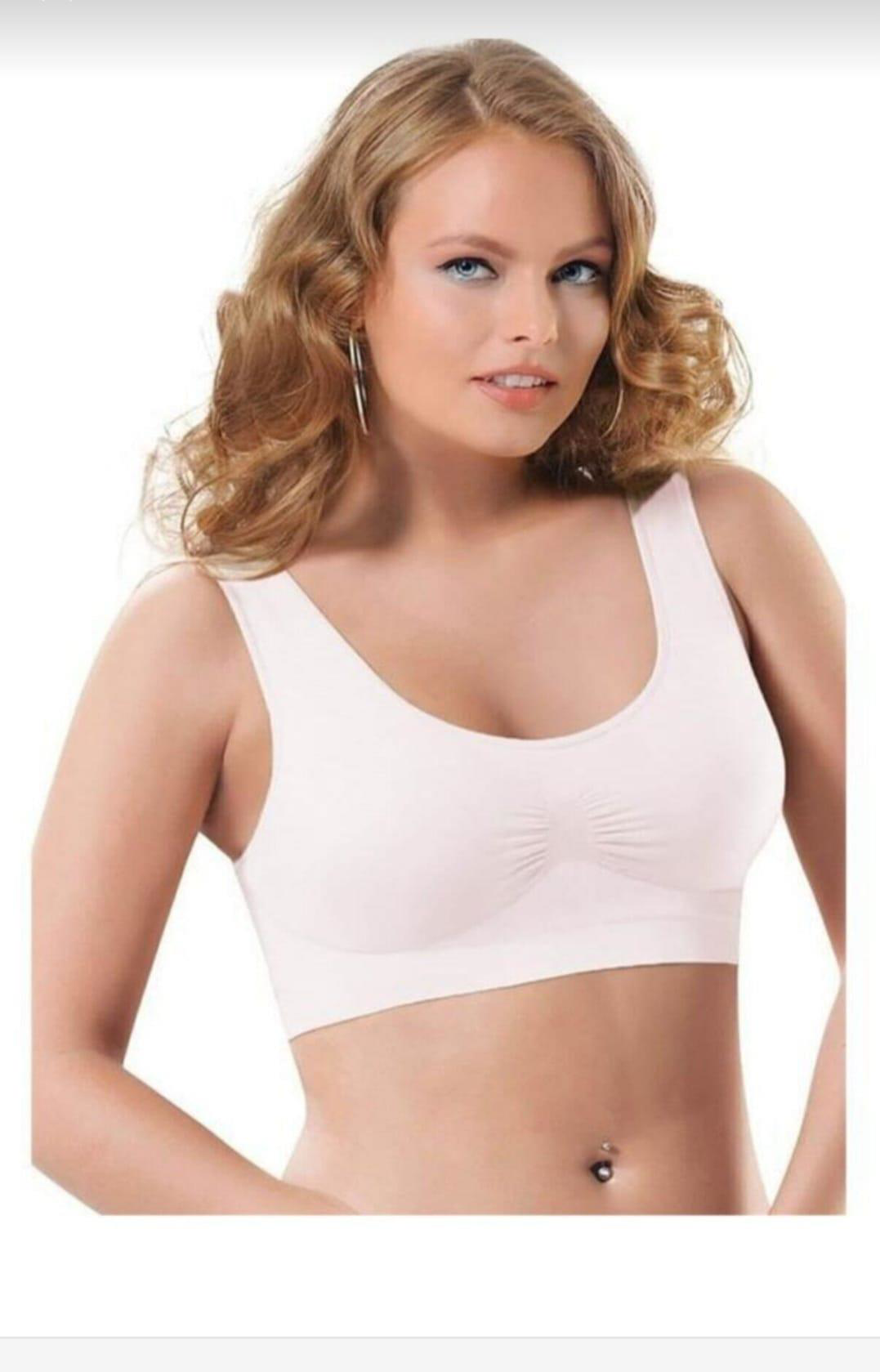Nbb  2411 Bayan Seamless Dikişsiz Pedli Toparlayici Büstiyer 2 Ade