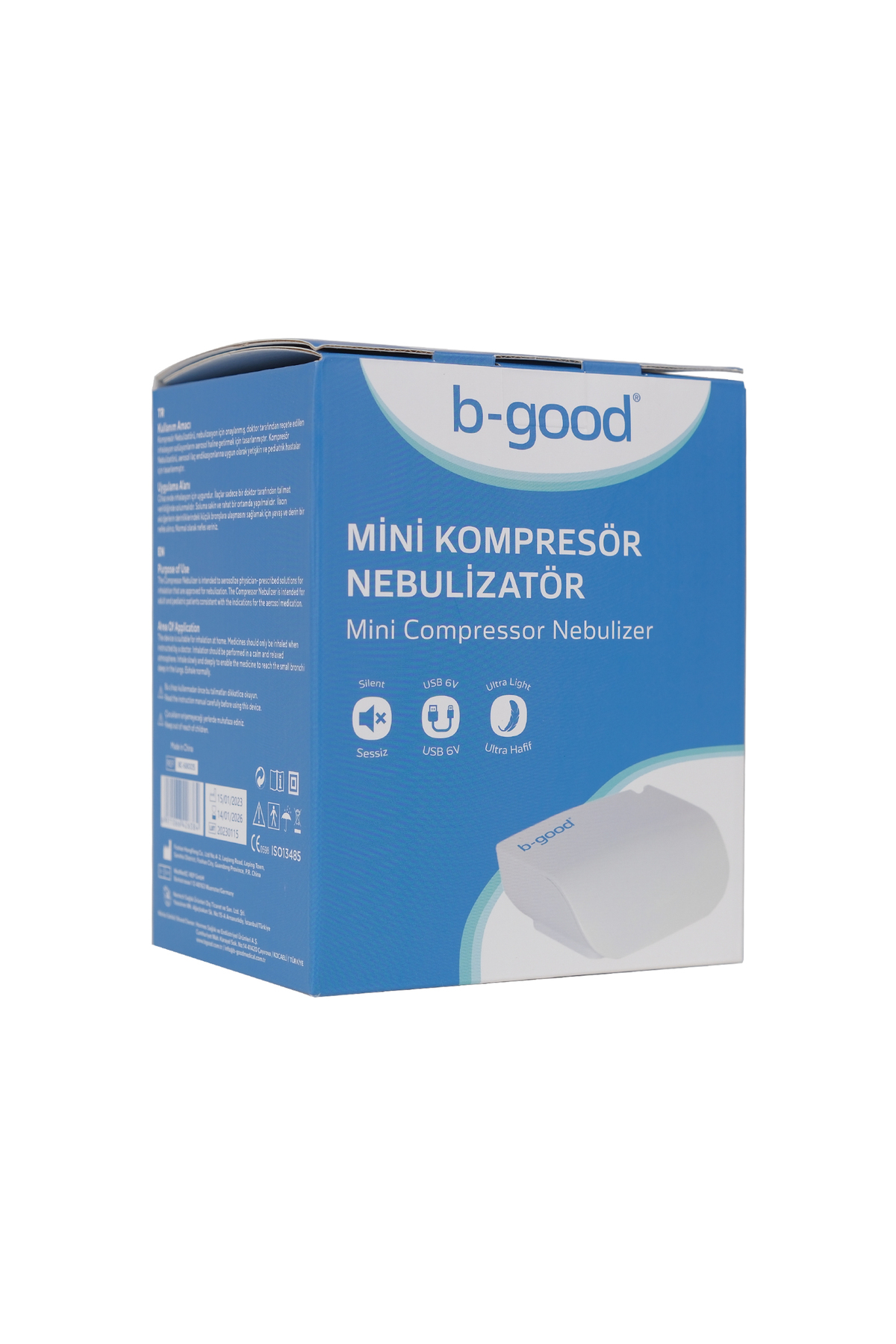 B-Good Nebulizator Kompresörlü Mini