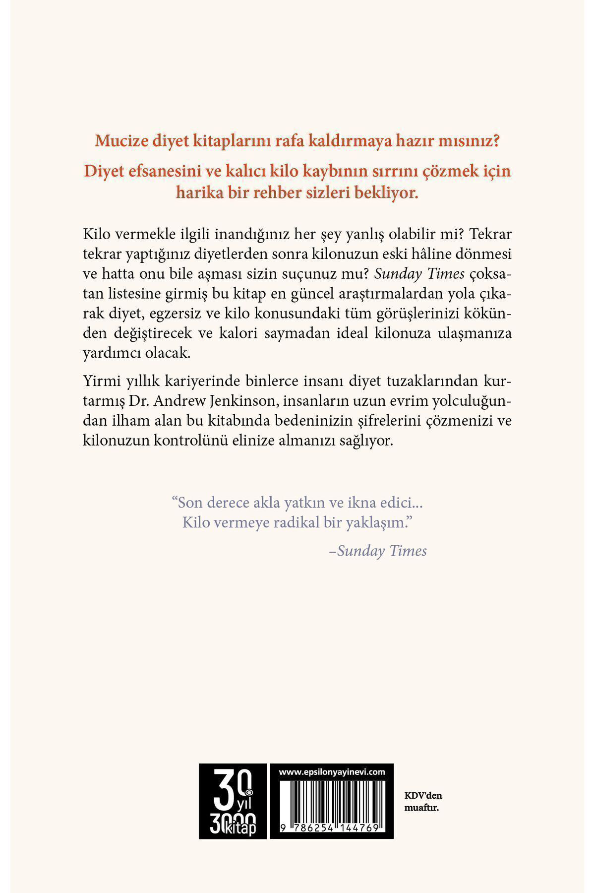 Neden (Çok Fazla) Yeriz Dr. Andrew Jenkinson